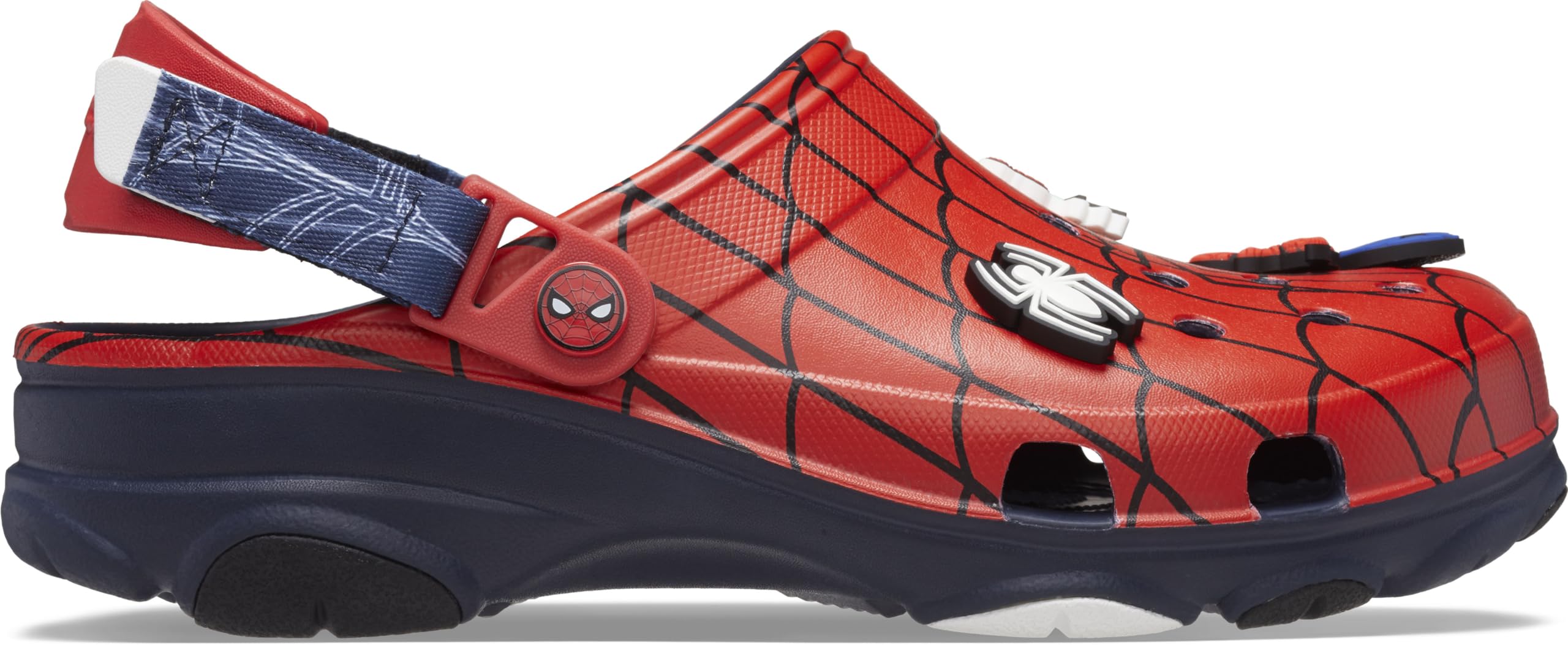 Crocs Unisex-Adult Marvel Superhero Clogs | Spiderman, Black Panther & Captain America Licensed Character Shoes | Comfortable Slip-On Water Shoes for Men & Women | Perfect for Casual Wear, Beach, Pool & Outdoor Activities