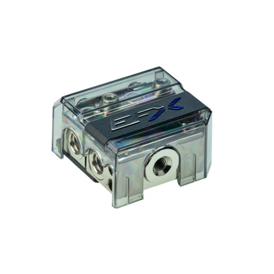 EFX by Scosche DUBCS Delta Ultimate Battery Clamp Fused with Side Post - Heavy Duty Car Battery Terminal for Trucks, SUVs & Marine Vehicles - Secure Power Connection for Audio Systems & Off-Road Adventures