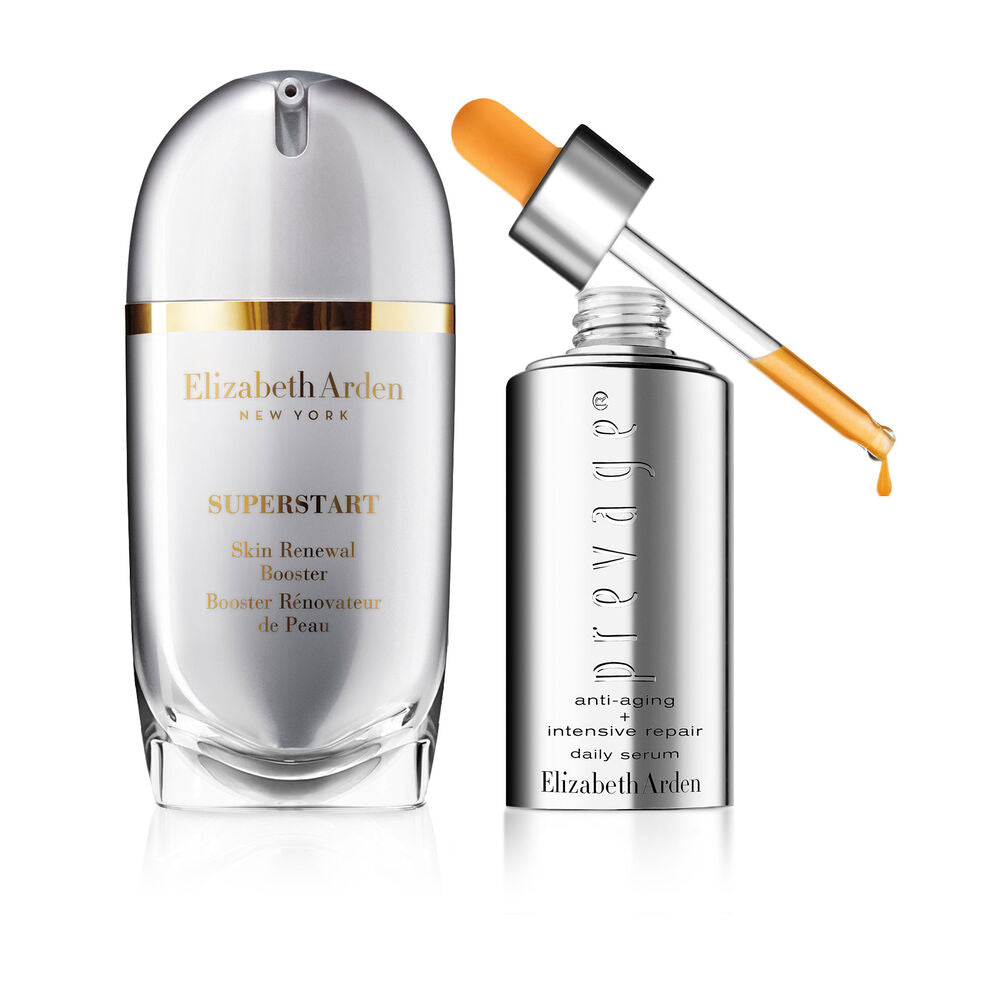 Elizabeth Arden PREVAGE® Intensive Repair Serum + SUPERSTART Booster Set - Anti-Aging Skincare Duo for Wrinkles & Fine Lines | Day & Night Facial Treatment for Youthful Glow