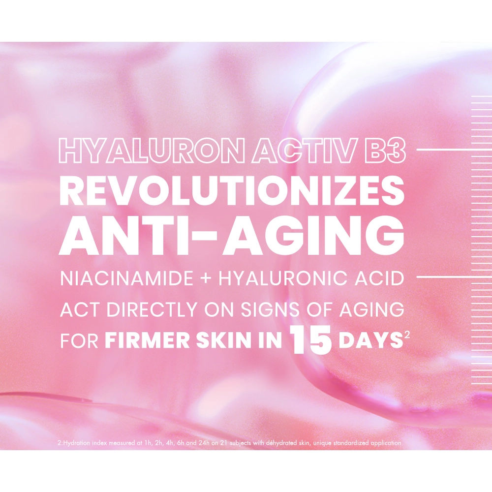 Hyaluron Activ B3 Triple Action Eye Cream for Dark Circles, Wrinkles & Puffiness - Anti-Aging Eye Treatment for Day & Night Use