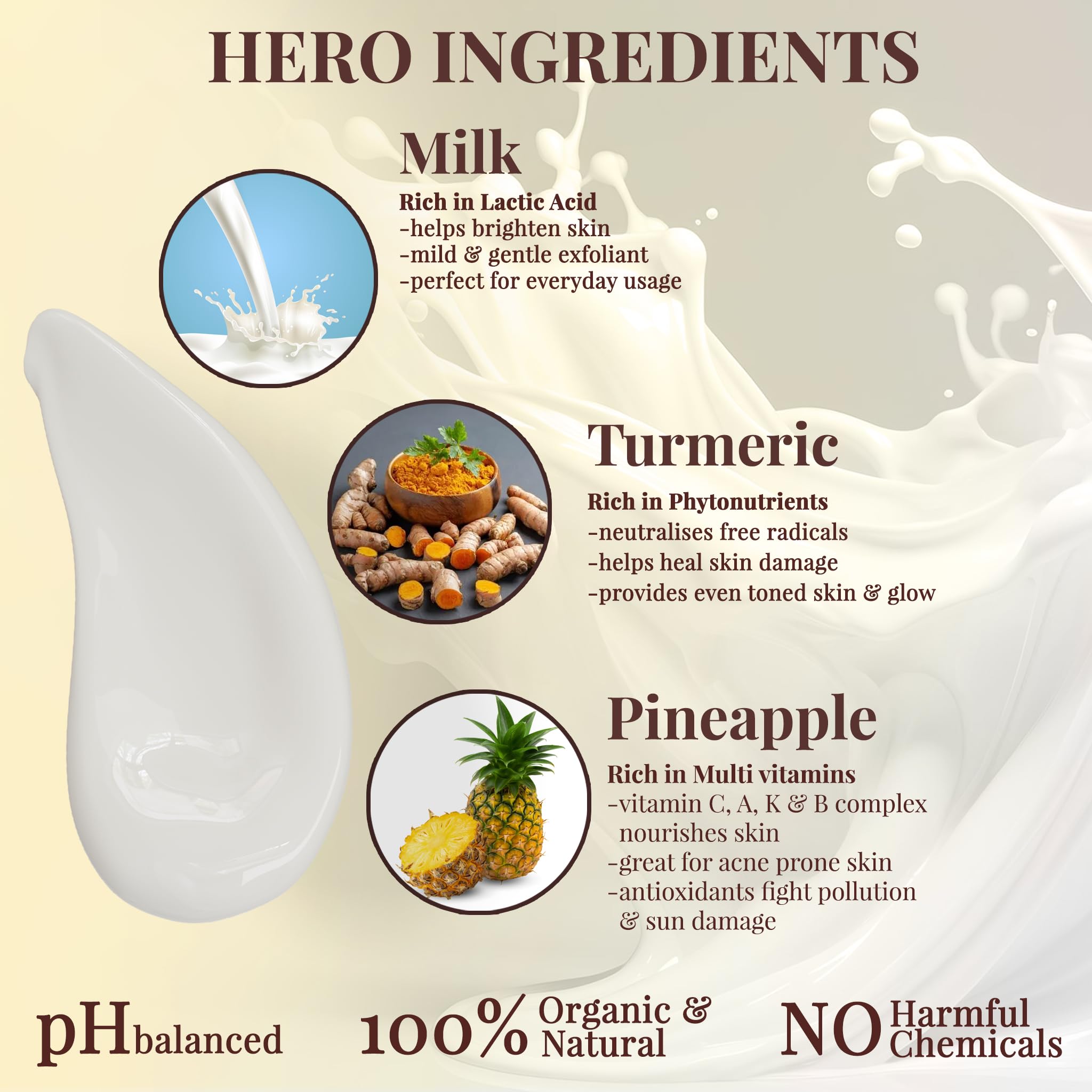 Parampara Ayurved Milk Skin Glowing Moisturizer – Non-Greasy Hydrating Face Cream with Honey, Glycerin & Milk Extracts for Dry Skin, Brightening & Deep Nourishment | 100ml | Pack of 2 | Daily Skincare Routine for Radiant & Healthy Complexion