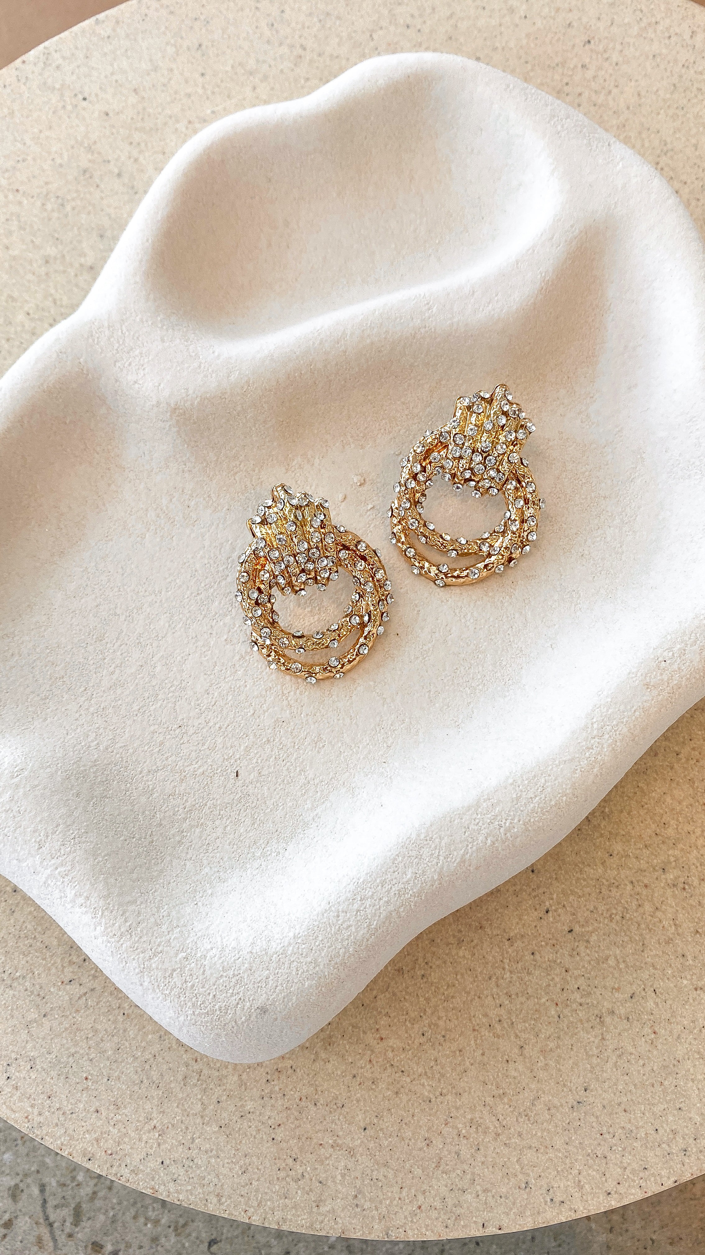 Elegant Gold Èala Earrings for Women - Perfect for Parties, Weddings & Everyday Wear