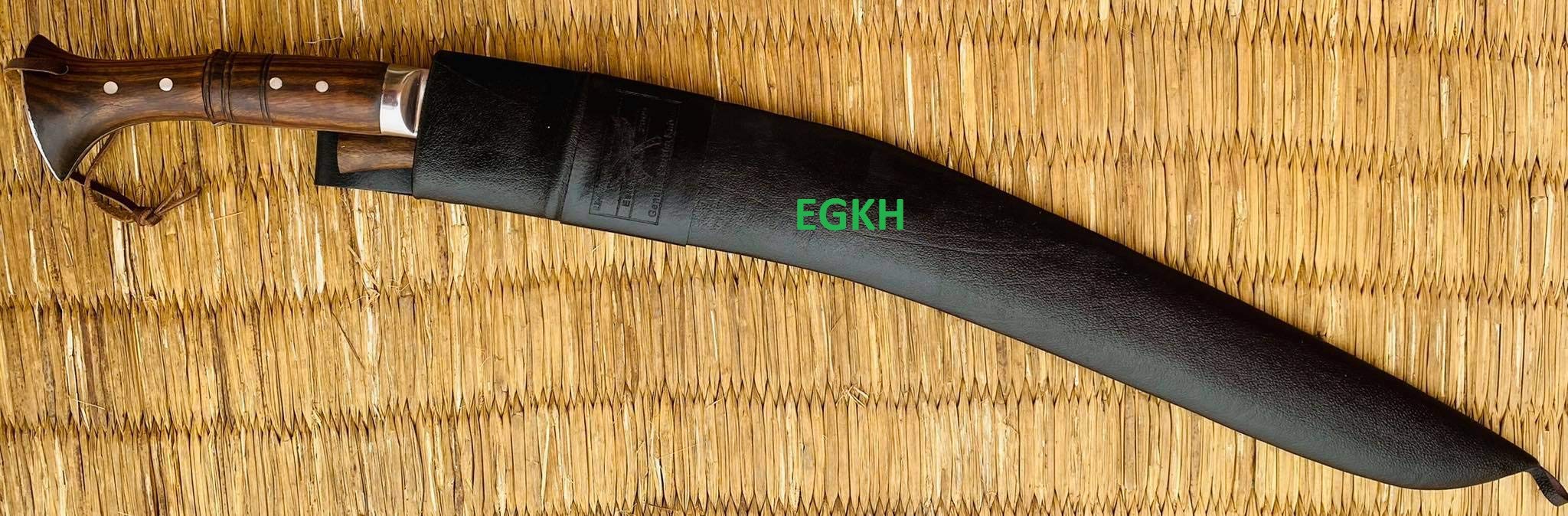 24 Inch Full Tang Traditional Kukri Knife - High Carbon Steel Khukuri Sword - Camping, Hunting & Outdoor Survival Tool - Perfect for Bushcraft, Hiking & Tactical Use