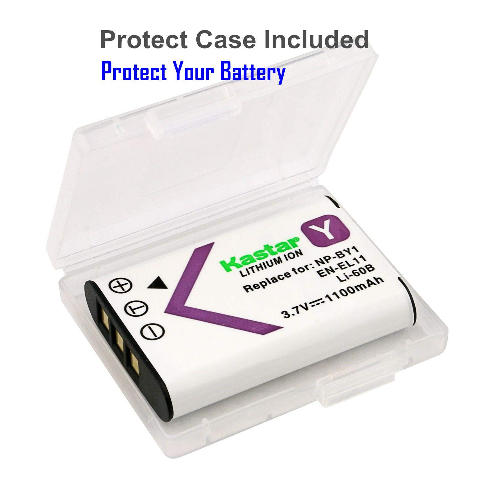 Kastar 1-Pack Replacement Battery for Olympus Li-60B/Li60C - Compatible with Olympus CAMEDIA FE-370 FE370 Digital Camera - Perfect for Travel, Photography & Outdoor Adventures