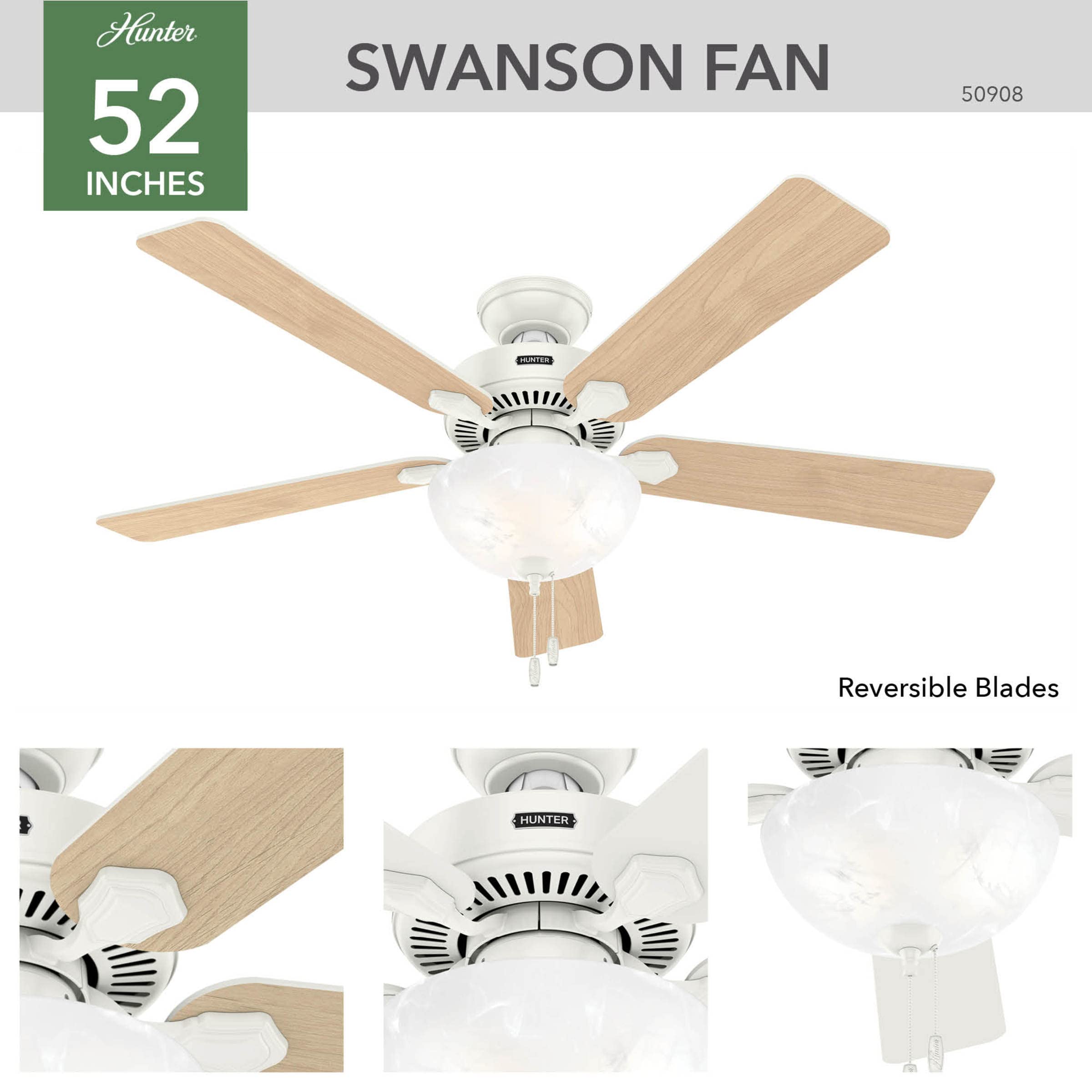 Hunter Fan Company Swanson 52