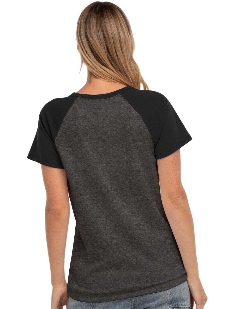 Decrum Women's Raglan Short Sleeve Baseball Tee - Trendy Casual Shirt for Women | Perfect for Everyday Wear, Outings & Sports Activities