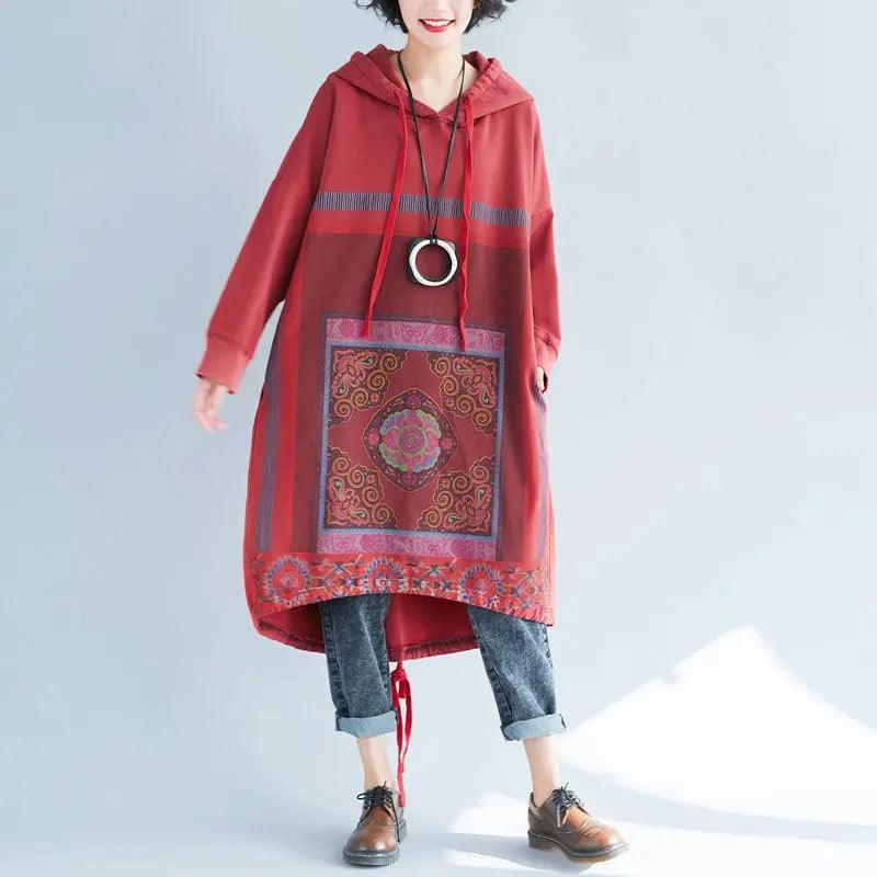 Plus Size Hooded Sweatshirt Dress for Women - Cozy Oversized Pullover Tunic with Pockets | Perfect for Casual Outfits, Lounge Wear & Fall Fashion