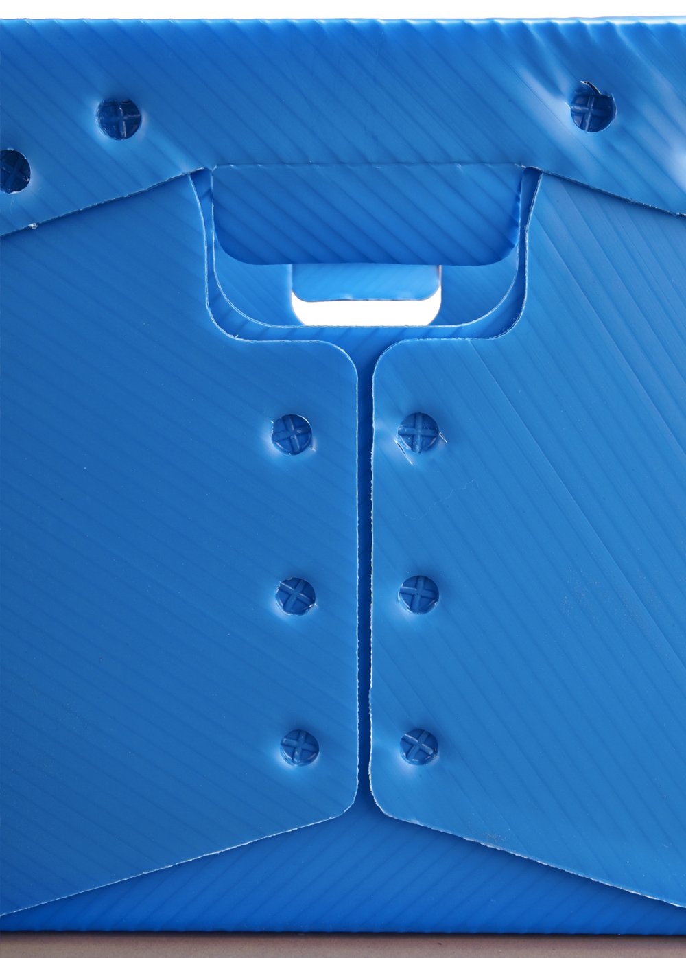 Heavy Duty Blue Plastic Storage Bins with Lids - Stackable Organizing Containers for Home, Office & Garage - 80 lbs Capacity (30