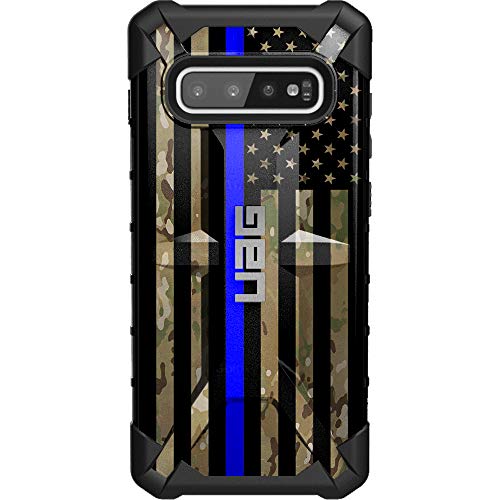 Subdued Thin Blue Line US Flag over Multicam