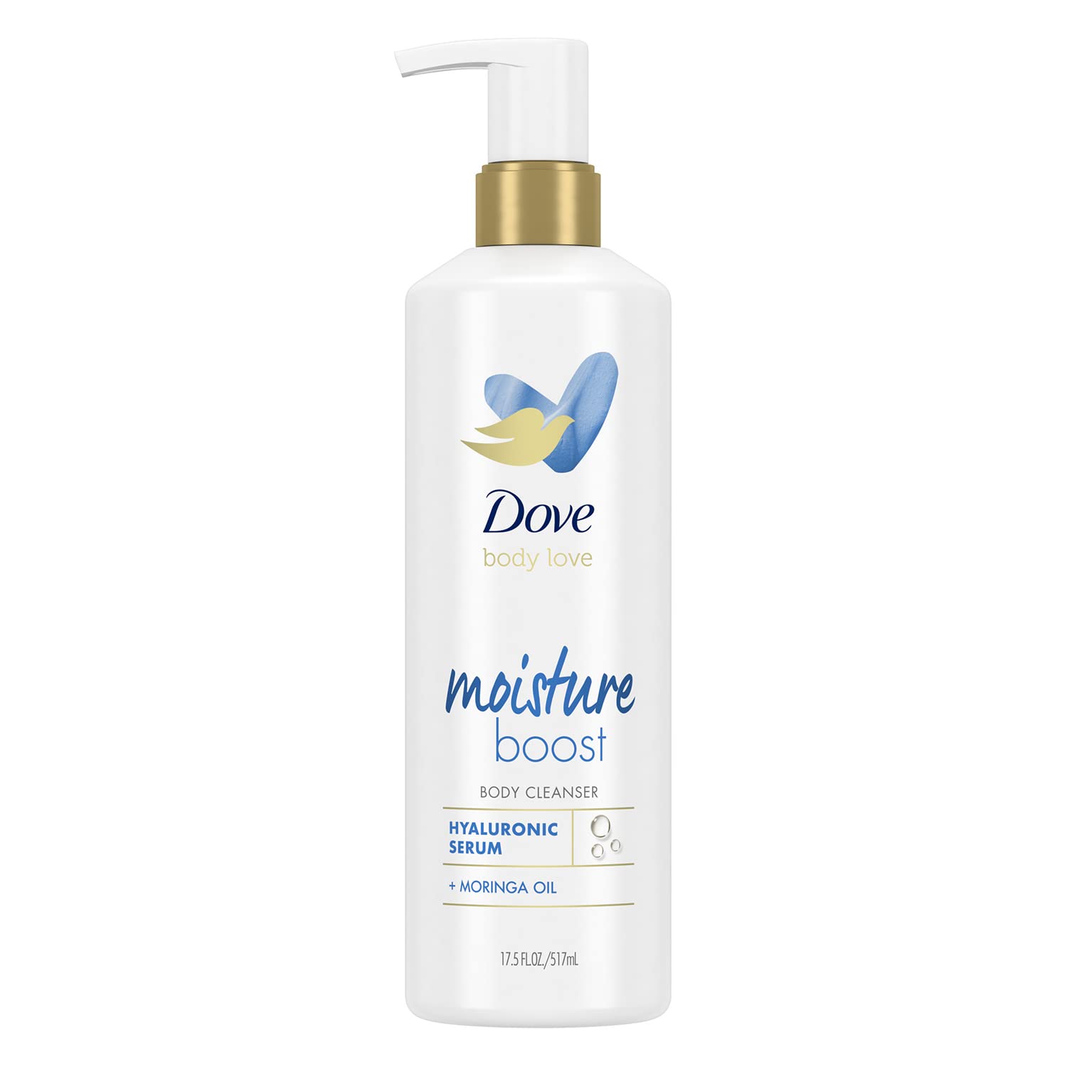 Dove Body Love Age Embrace & Moisture Boost Body Butter 283g & Body Cleanser 517ml Set for Mature & Dry Skin - Hydrating Skincare Gift for Mother's Day | Perfect for Daily Moisturizing & Pampering Self-Care Routine