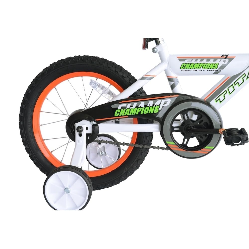 TITAN Champion Deluxe Boys BMX Bike - 20 Inch Lightweight Aluminum Frame, Adjustable Seat - Perfect for Kids Ages 6-12, Stunts, Racing & Neighborhood Riding