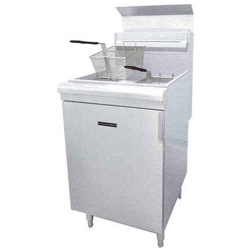 150,000 BTU Commercial Natural Gas Fryer - High-Power Restaurant & Food Truck Deep Fryer for Crispy Fried Chicken, Fish & French Fries