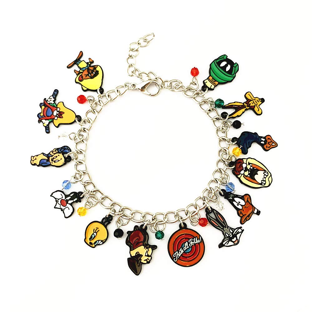 FJCPHAHA Cartoon Charm Bracelet - Trendy Jewelry Gift for Women & Men - Perfect for Birthdays, Anniversaries & Casual Wear