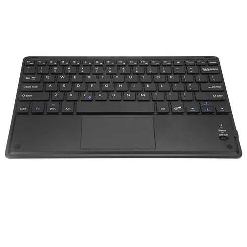 B.O.W HB092C Universal Bluetooth Wireless Touch Keyboard for Tablet, Cell Phone, PC - Compatible with iOS, Android, Windows - Perfect for Home Office, Remote Work & Mobile Typing
