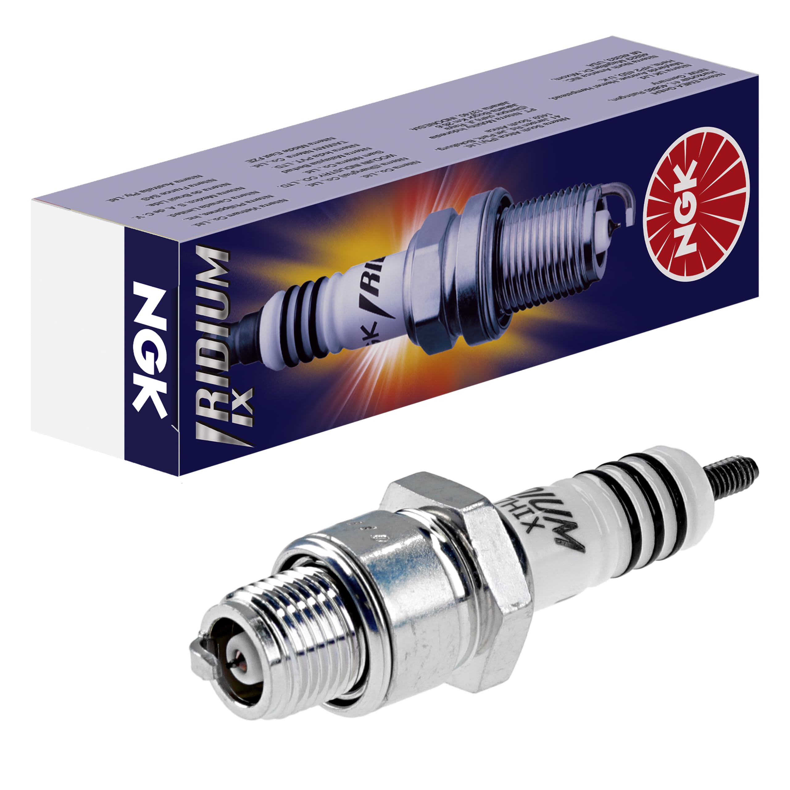 NGK (6692) BR10HIX Iridium IX Spark Plug - High Performance Spark Plug for Cars, Trucks & SUVs - Pack of 1 - Ideal for Racing, Off-Road & Daily Driving