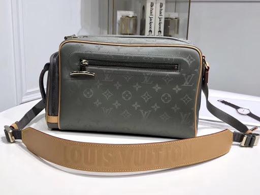 Authentic Louis Vuitton Monogram Titanium Camera Bag - Luxury Crossbody Bag for Women, Perfect for Travel, Date Night & Everyday Use