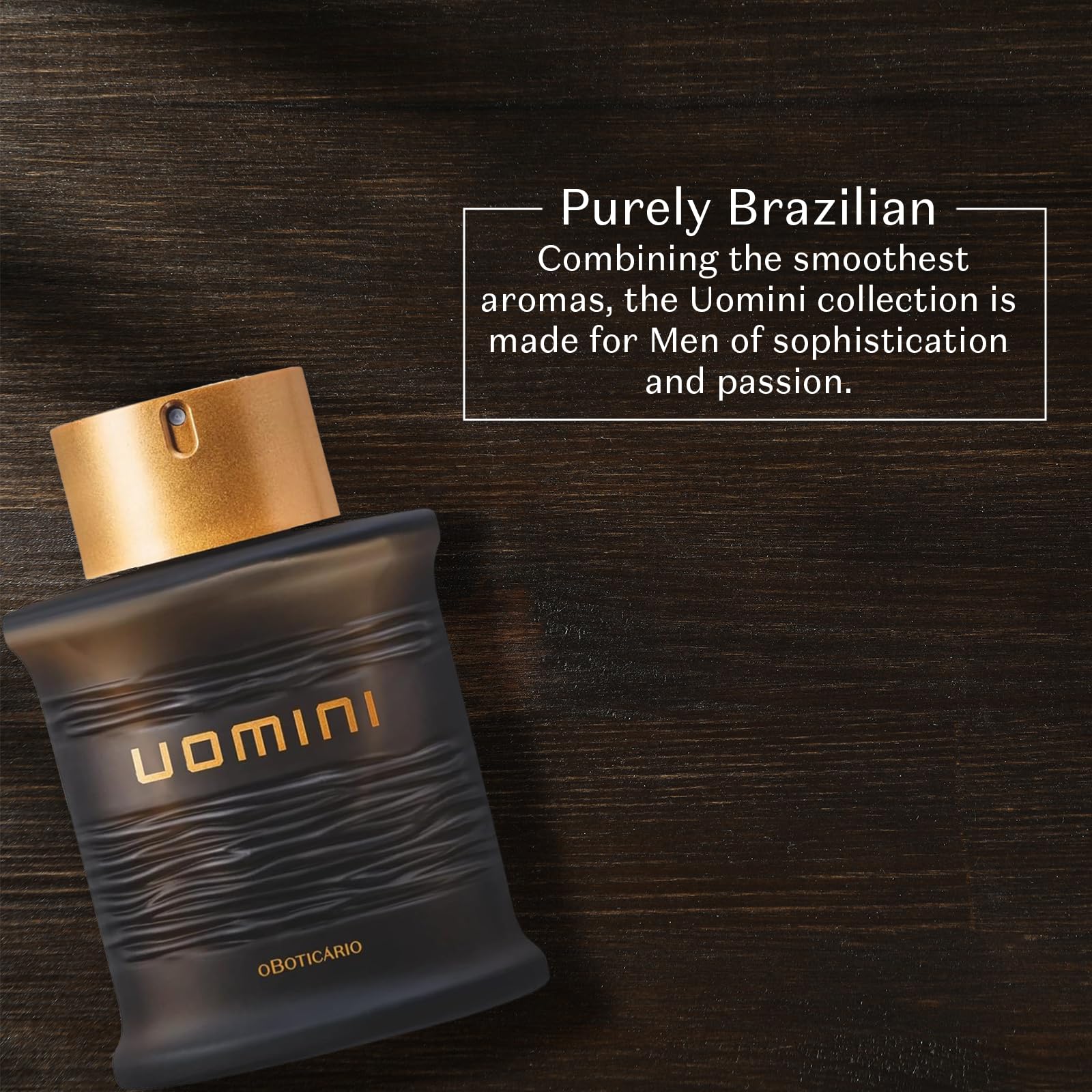 O Boticario UOMINI Cologne for Men - Long Lasting Premium Fragrance, 100ml Eau de Toilette Spray - Perfect for Daily Wear, Office & Special Occasions