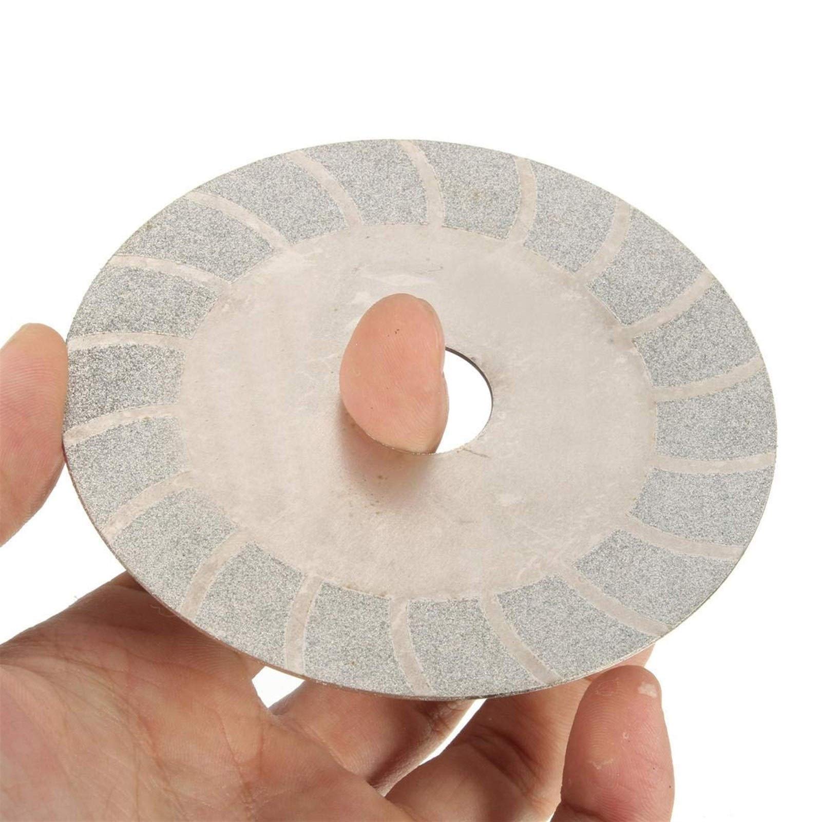4 Inch 100mm Diamond Saw Blade - Premium Circular Cutting Disc for Glass, Ceramic, Granite - Fits Angle Grinder & Power Tools - Perfect for DIY Projects, Tile Cutting & Stone Work