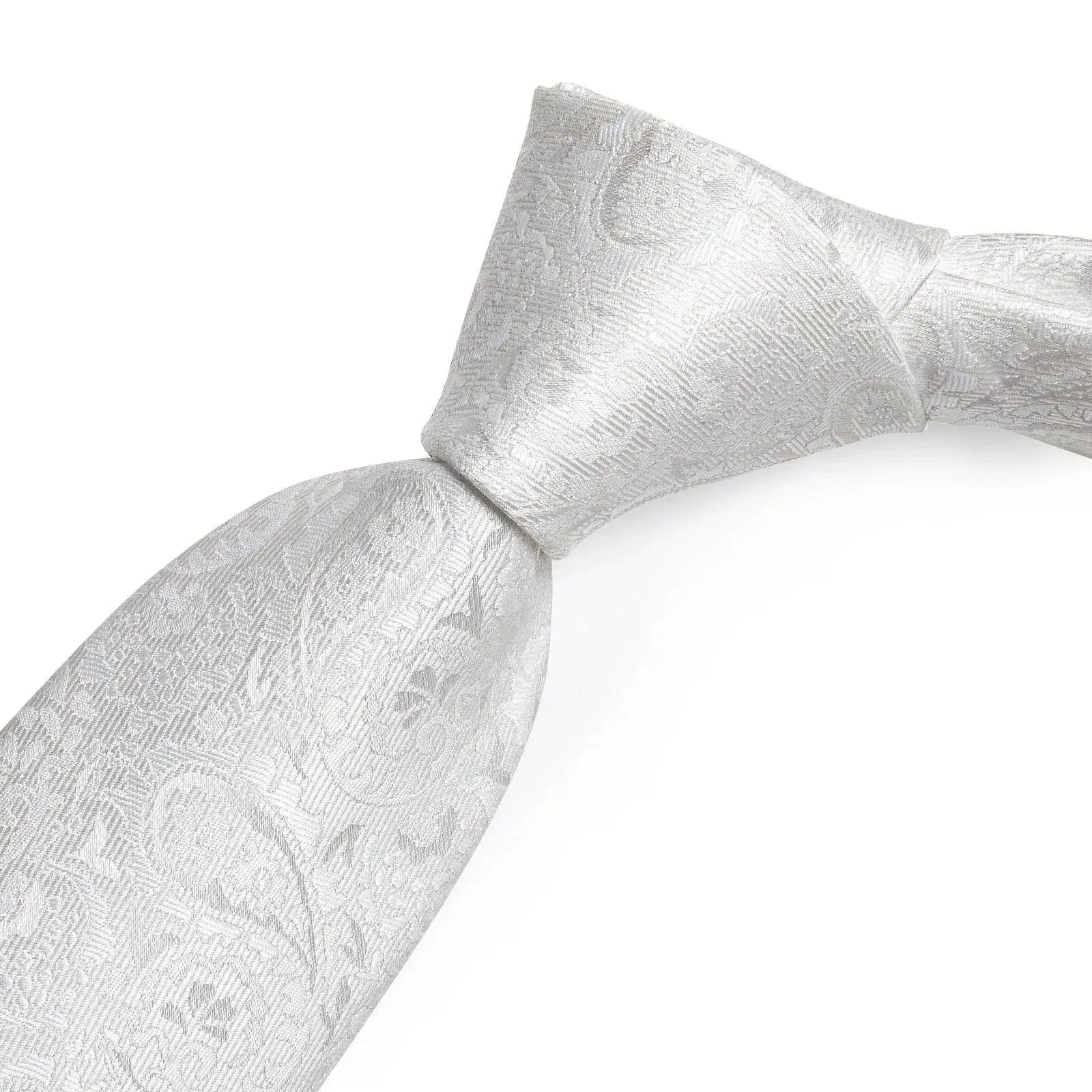 Premium Paisley Silk Necktie Set for Men - Elegant Formal & Business Attire - Perfect for Weddings, Office & Special Occasions