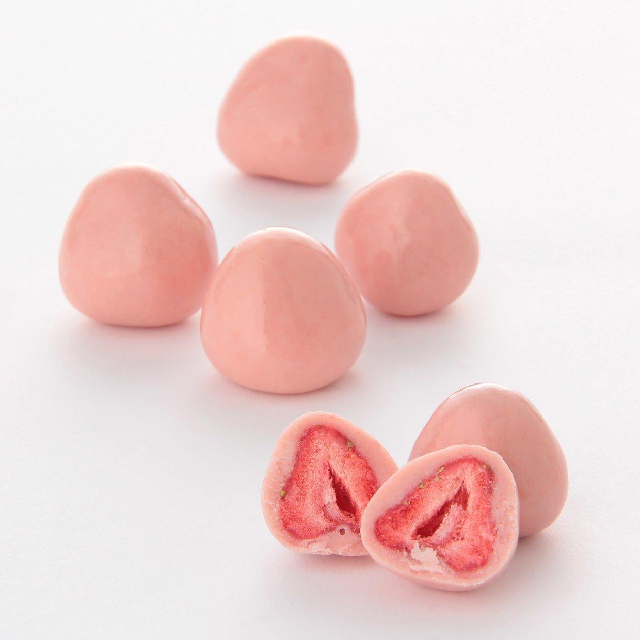 Premium Muji Strawberry Chocolate Covered Strawberries 50g - Delicious Japanese Snacks for Gifts, Parties & Dessert Lovers