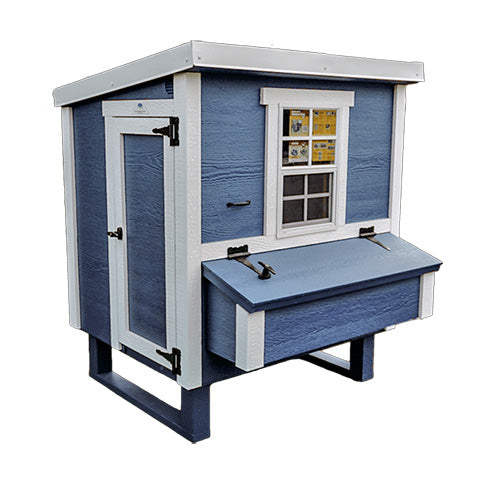 OverEZ Medium Chicken Coop - Durable Backyard Poultry House for 6-8 Hens, Weather-Resistant & Easy to Clean - Perfect for Small Farms, Homesteads & Urban Chicken Keeping