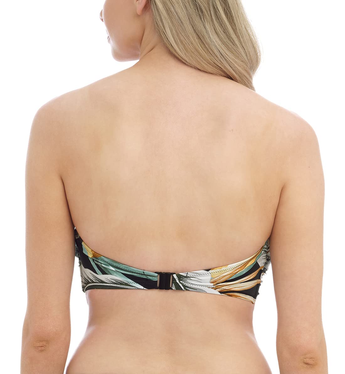 Fantasie Women's Bamboo Grove Underwire Twist Bandeau Bikini Top | Comfortable & Supportive Swimwear for Beach, Pool & Summer Vacation