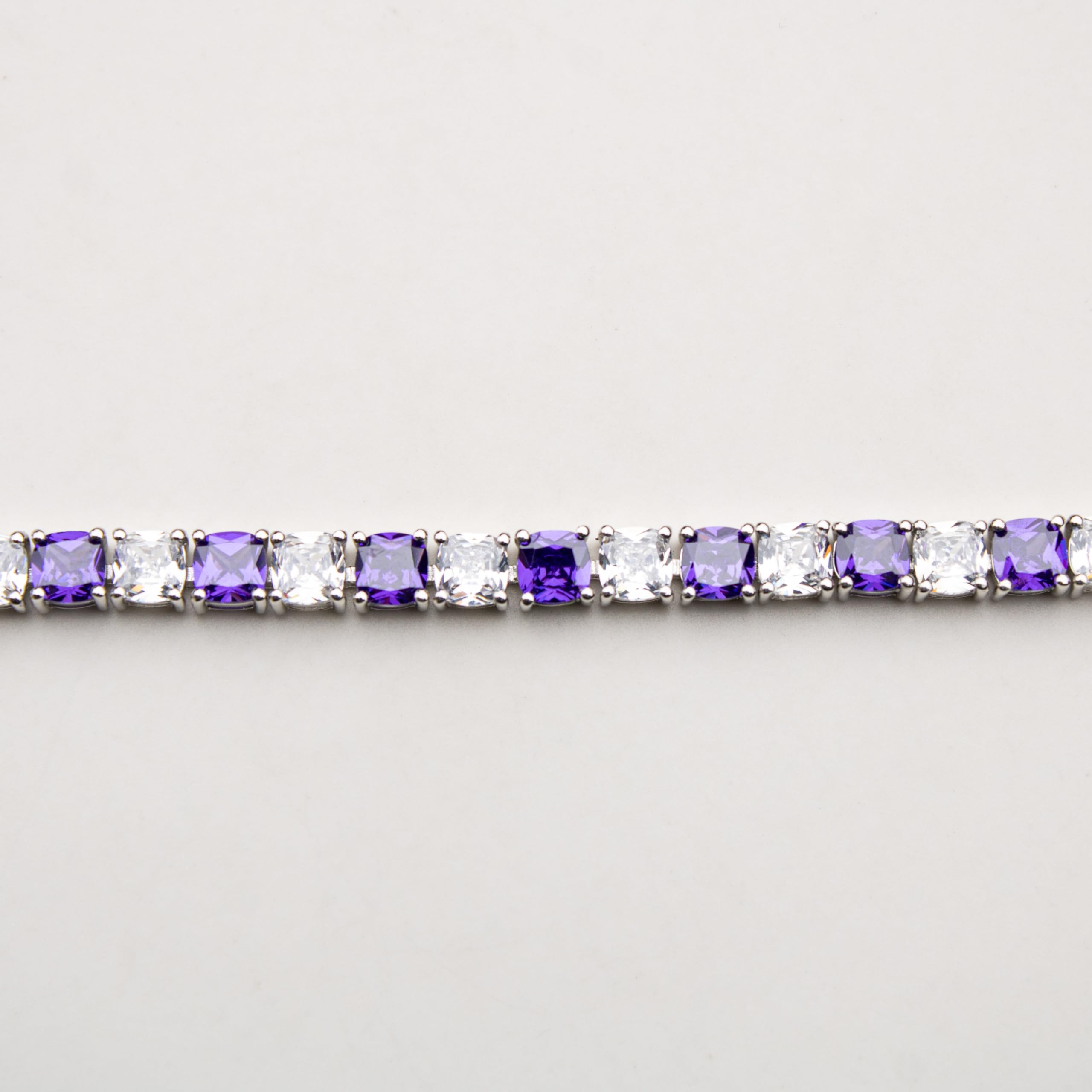 Sterling Silver Tennis Bracelet for Women - 23.5 CTTW Simulated Gemstone Sparkling Bracelet | Elegant Jewelry Gift for Anniversary, Birthday & Special Occasions | Perfect for Parties, Weddings & Everyday Wear