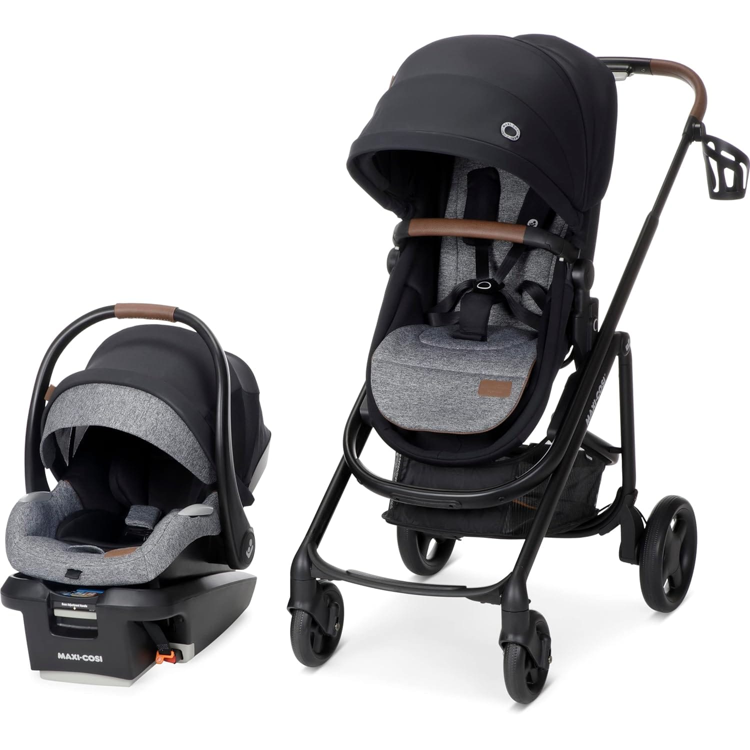Maxi Cosi Tayla Max 5-in-1 Convertible Travel System Stroller with Car Seat - Lightweight Baby Stroller for Newborn to Toddler | Perfect for Travel, Shopping & Daily Walks