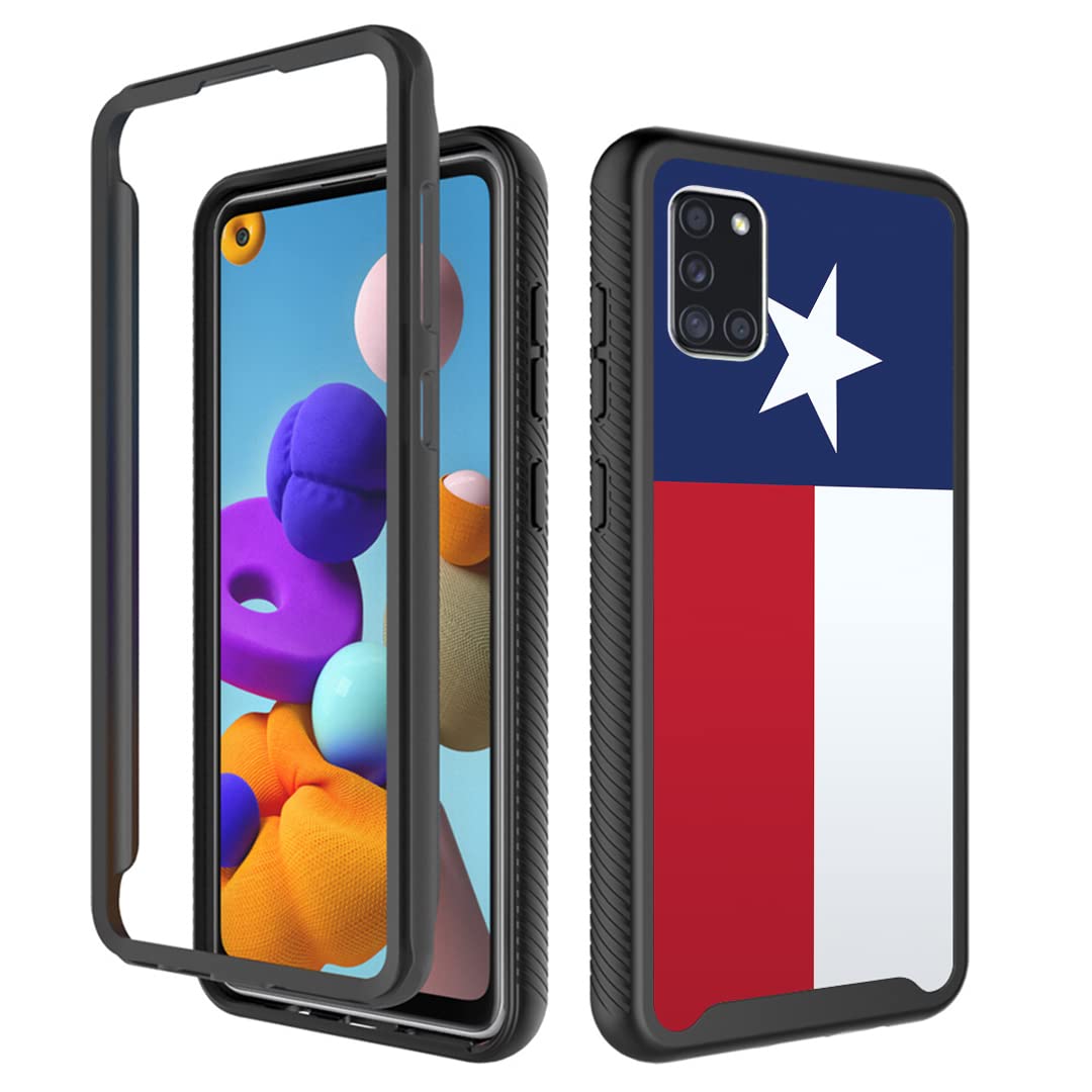 Shockproof Samsung Galaxy A71 5G Case - Texas Flag Design for Men & Women