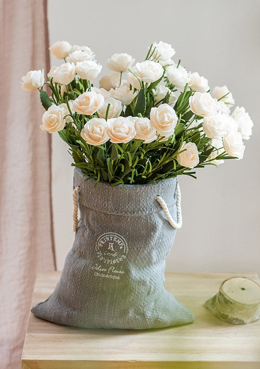 White Camellia Artificial Flowers - Modern Home Decor for Living Room & Bedroom | Elegant Floral Arrangement Ideas for Housewarming, Wedding Centerpieces & Interior Design