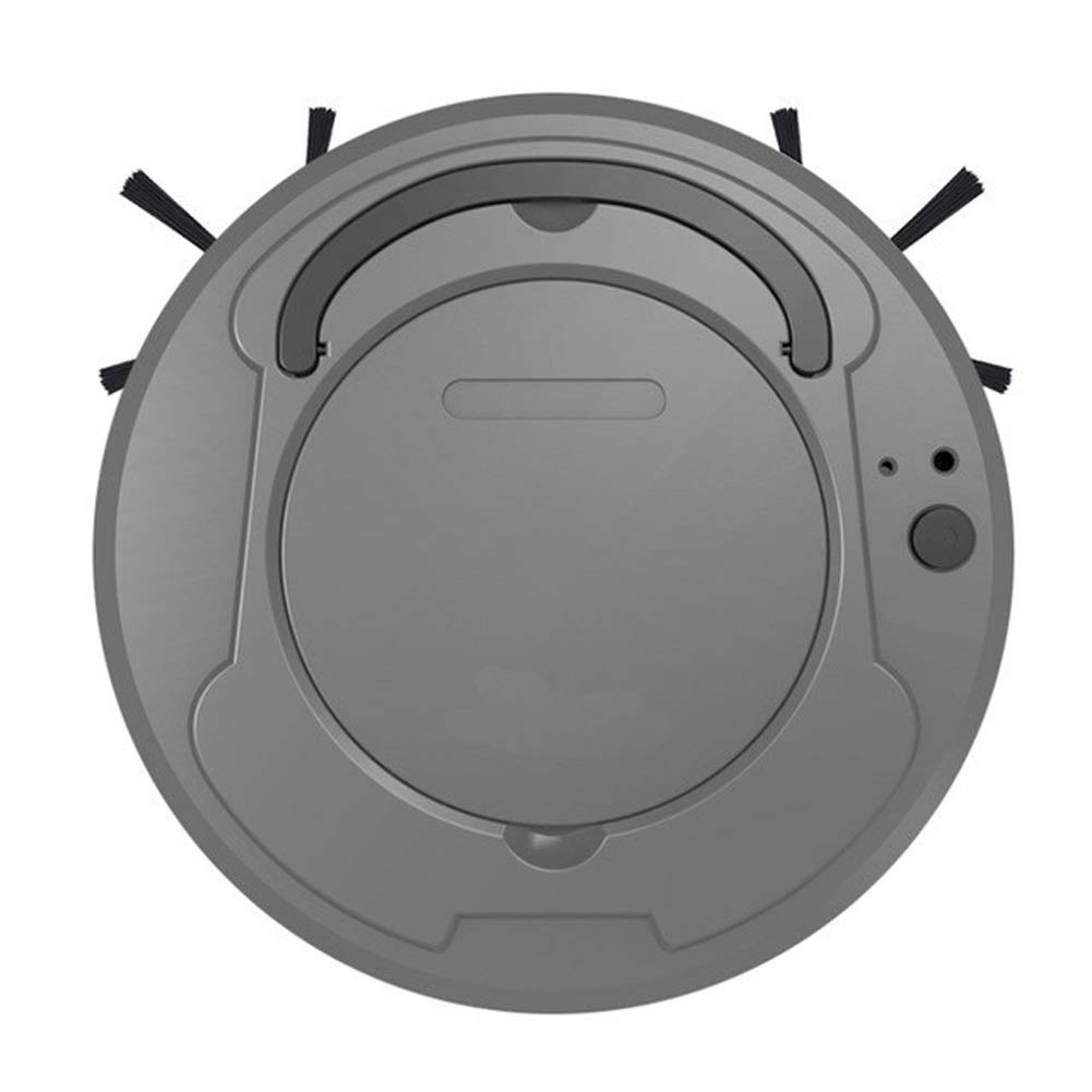 1800Pa Powerful Smart Robot Vacuum and Mop Combo, 3-in-1 Self-Charging Wet Dry Vacuum Cleaner for Hardwood Floors & Carpets - Gray | Perfect for Pet Hair, Daily Cleaning & Large Homes