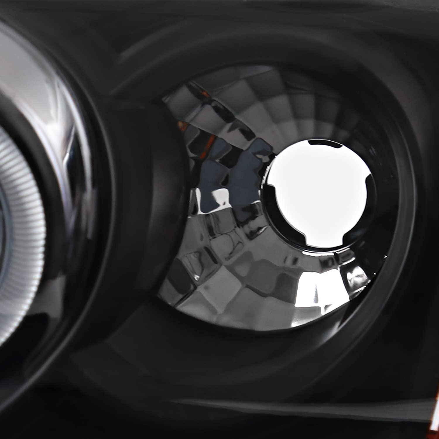 Spec-D Tuning Black Projector Headlights for 2000-2003 Nissan Sentra - Left & Right Pair Headlamp Assembly - High Performance Lighting Upgrade for Night Driving & Custom Car Styling