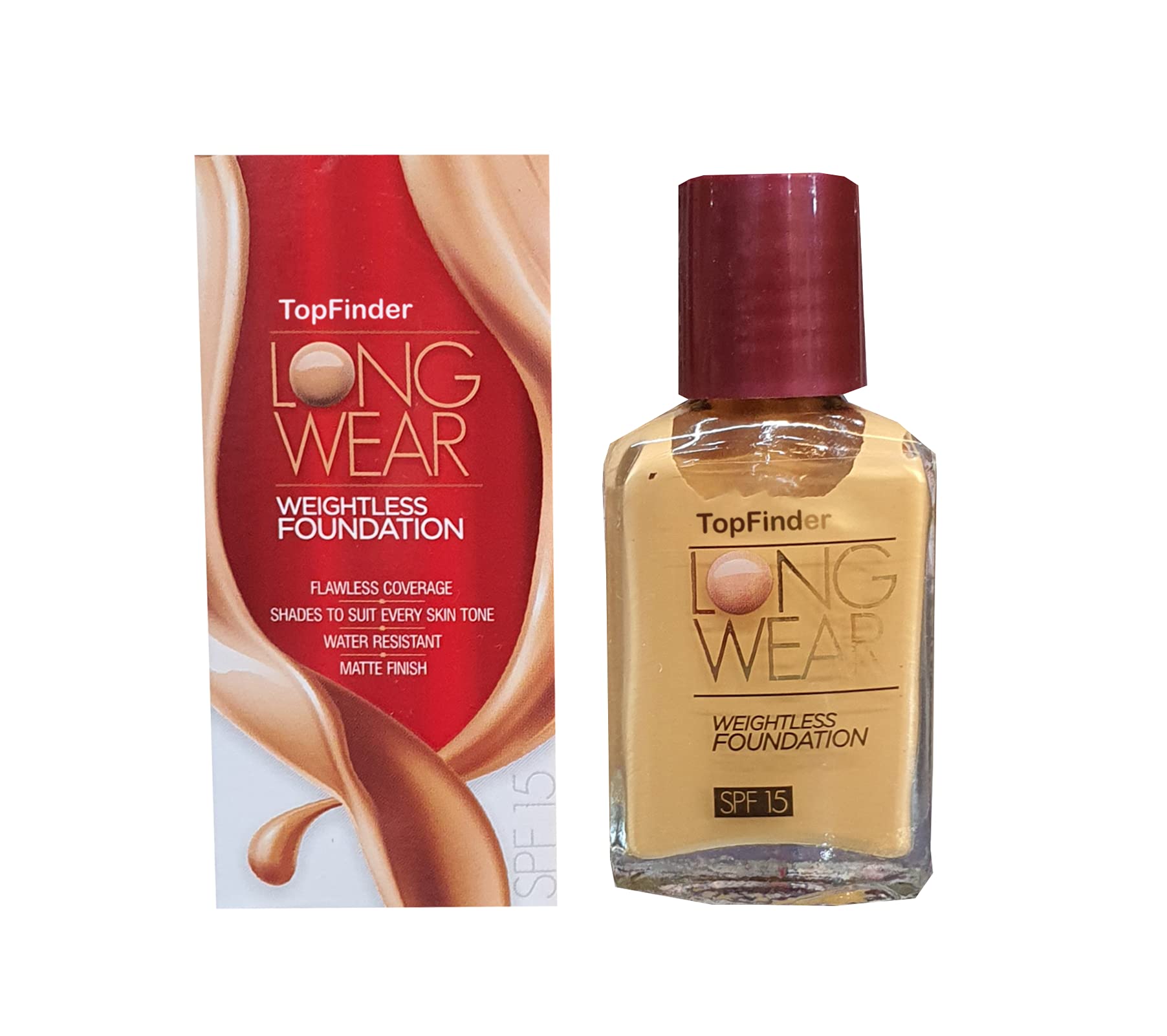 TopFinder® Invisible Waterproof Liquid Spray Foundation - HD Water-Based Face Makeup with Natural Glow | Highlighter, Corrector & Dry Skin Treatment | Perfect for Daily Wear, Special Occasions & Photography | Women & Girls Beauty Cosmetics