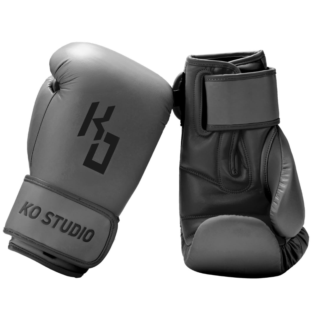 Premium Leather Boxing Gloves for Men & Women - 12oz, 14oz, 16oz Heavy Bag Training, Muay Thai, MMA, Kickboxing & Sparring - Ideal for Gym, Home Workouts & Professional Fighters