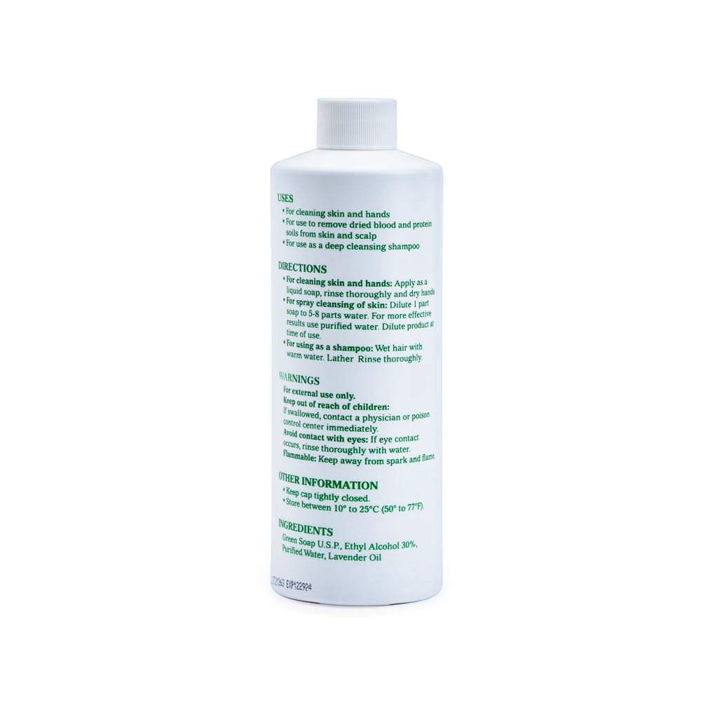 Green Soap - 16oz Natural Plant-Based Liquid Soap for Tattoo Aftercare, Piercing Cleaning & Skin Care | Eco-Friendly & Vegan