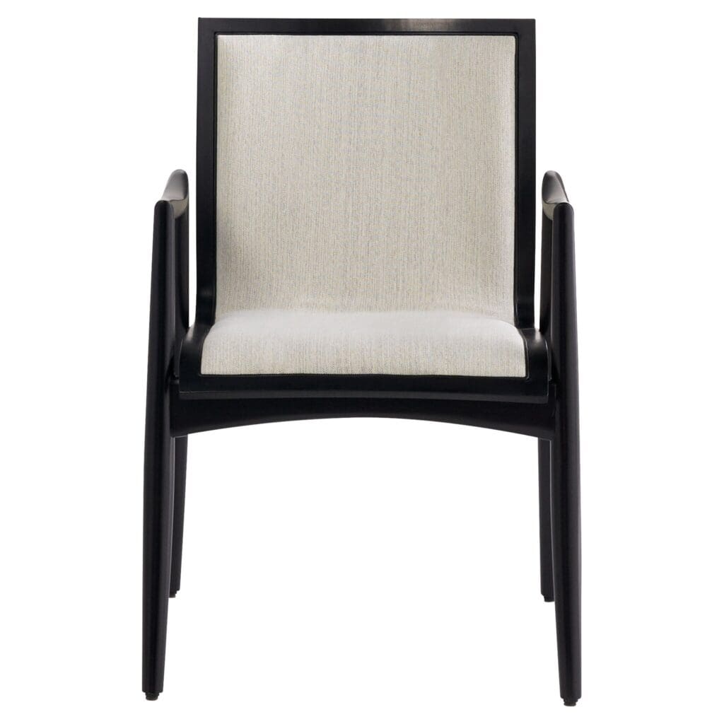 Cyan Design 11726 Vitra Chair - Black and Cream Modern Accent Chair for Living Room, Bedroom, or Office Decor