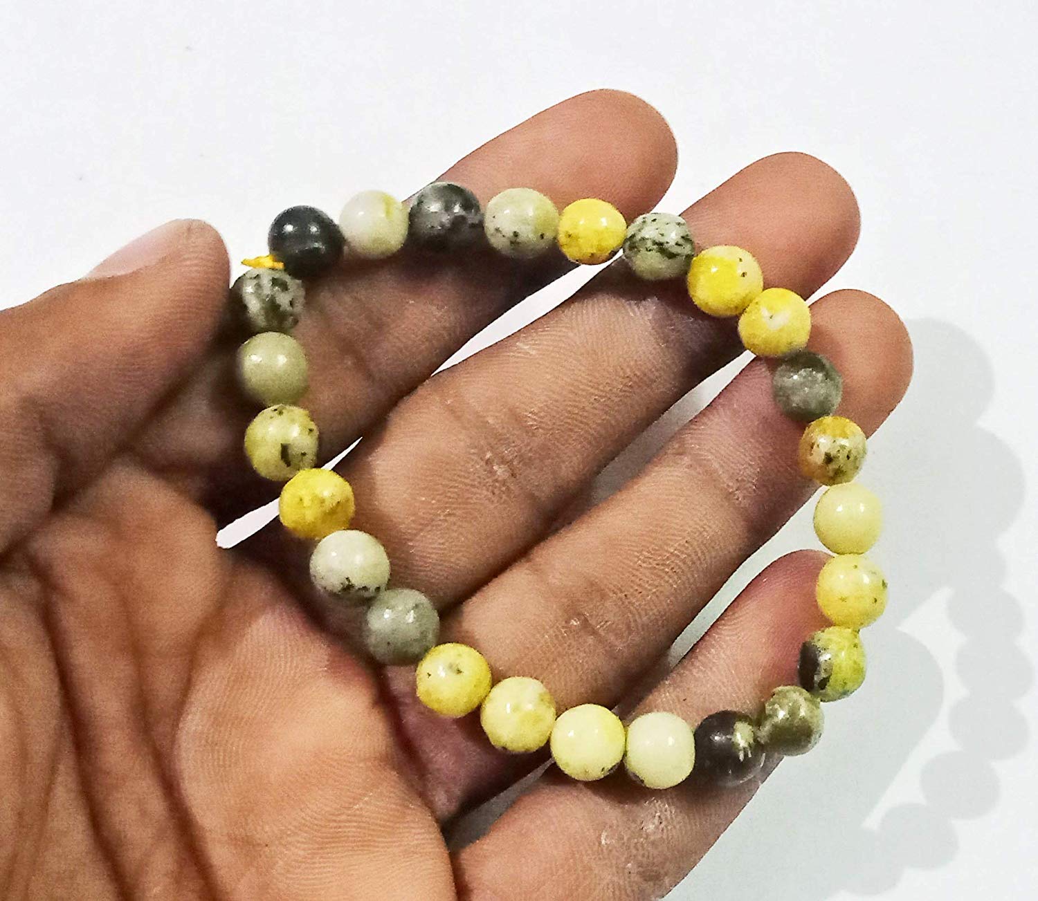 Natural AAA Serpentine Stretch Bracelet - 7-7.5