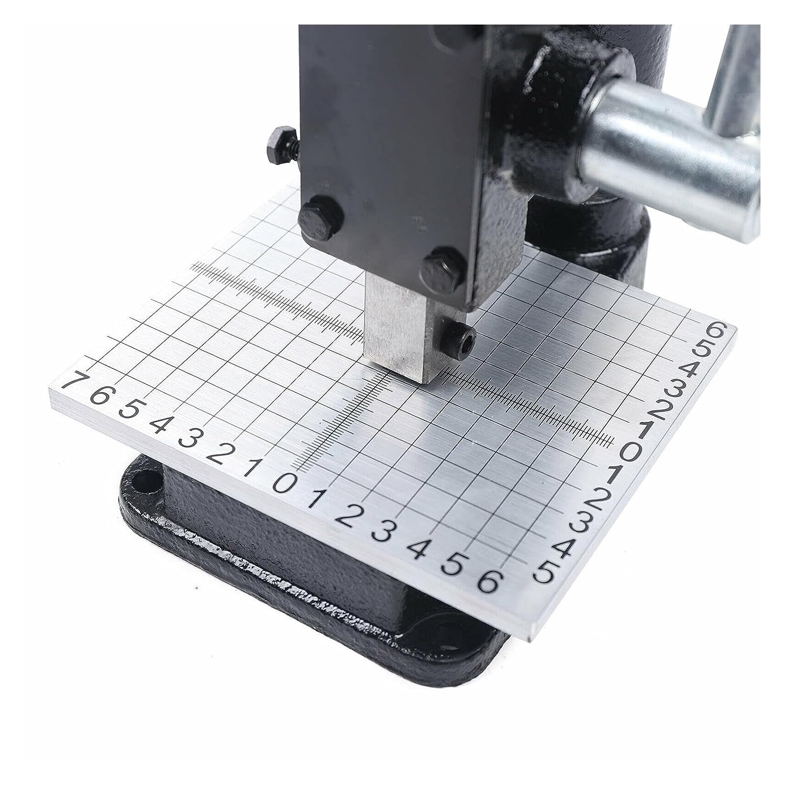 GVILTY Manual Leather Press Machine - Leather Imprinting & Stamping Tool for Punching, Pronging & Logo Pressing | Perfect for Leather Crafting, DIY Projects & Professional Leatherworking