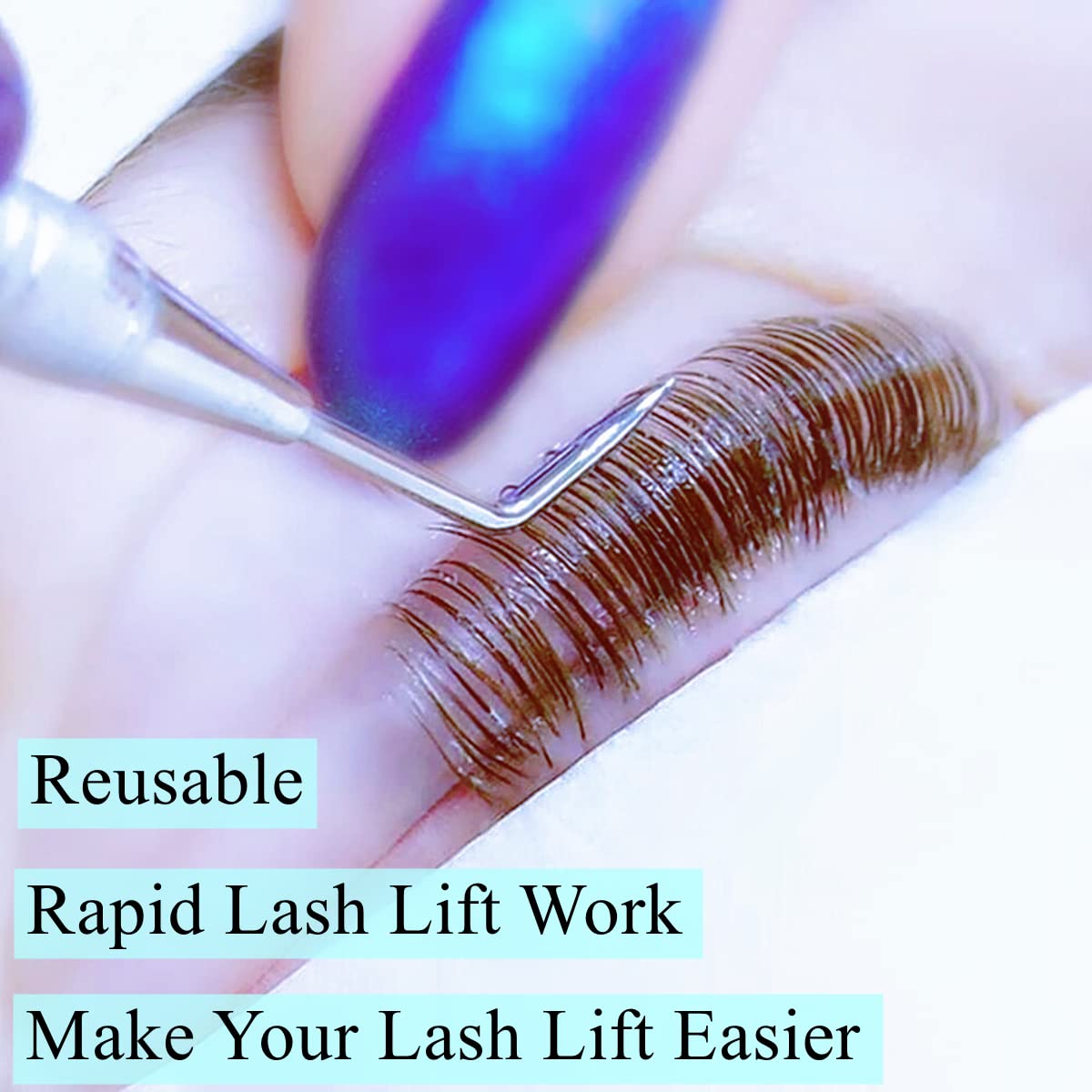 Professional Lash Lift Kit with Mirror & Lifting Stick - DIY Eyelash Perming Tools for Salon-Quality Results at Home - Perfect for Bridal, Party & Special Occasion Makeup