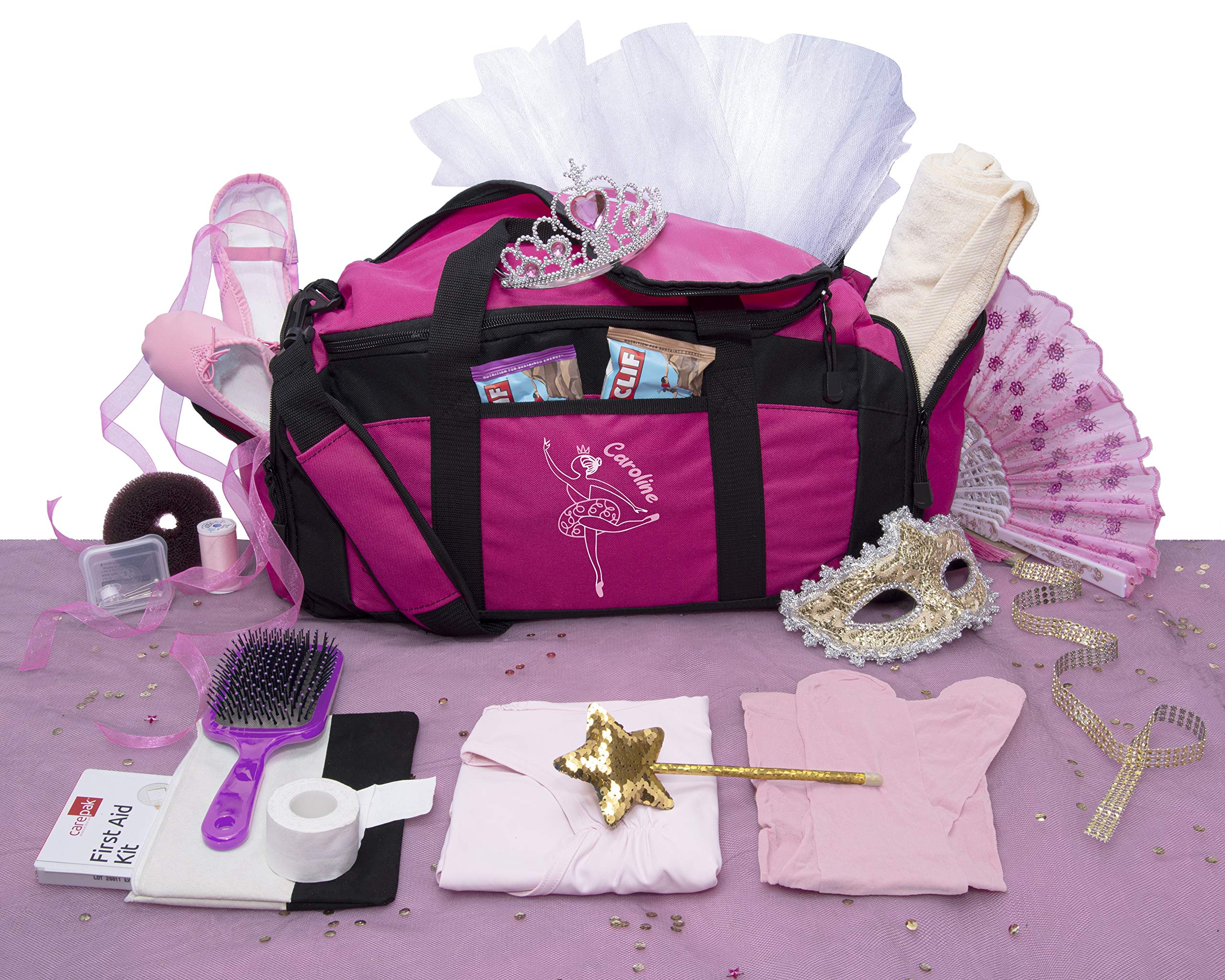 Personalized Dance Duffle Bag - Custom Monogrammed Dance Bag for Ballet, Jazz & Hip Hop - Perfect for Dance Classes, Competitions & Rehearsals