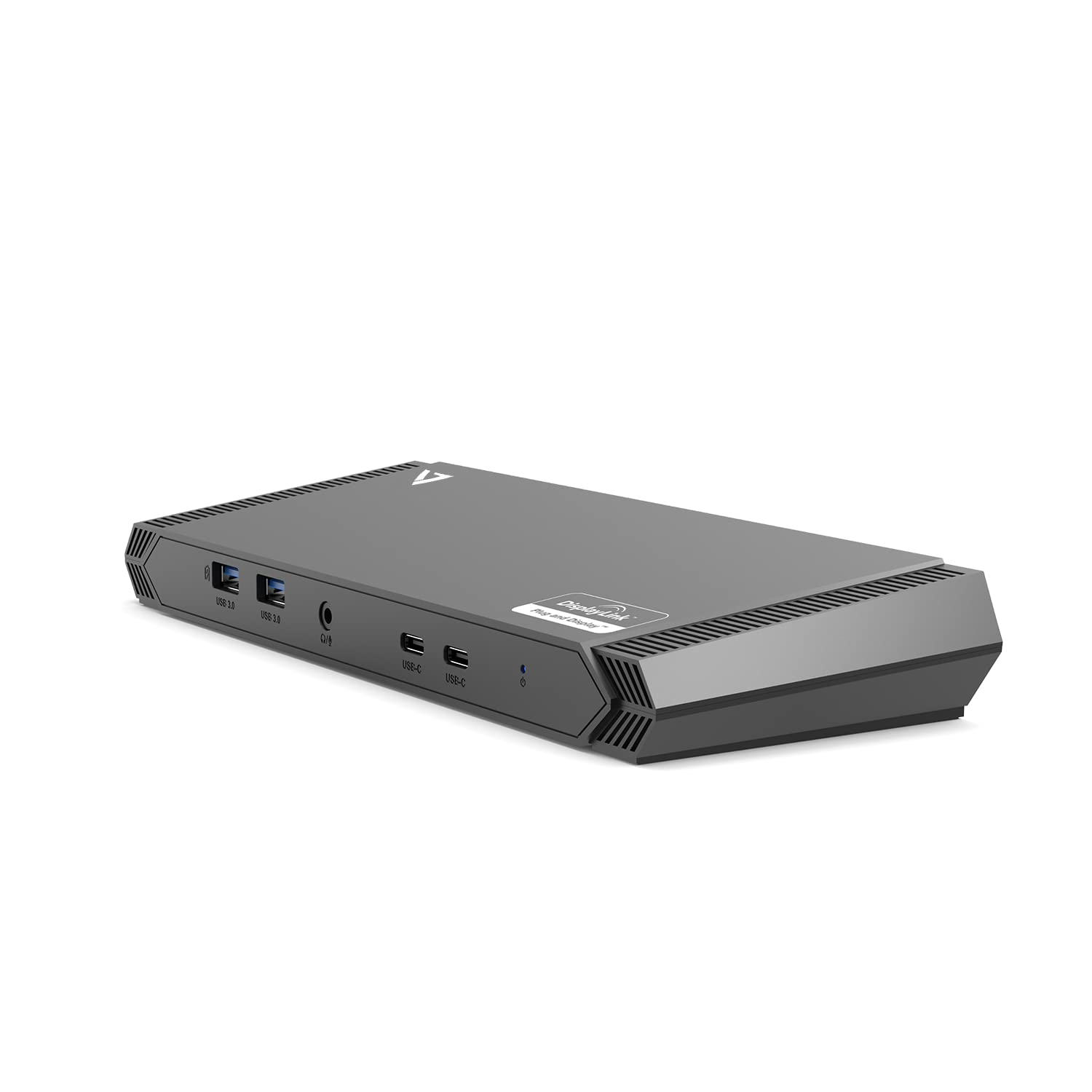 V7 USB-C Triple Display Docking Station with 4K HDMI, Ethernet, and 6 Ports - Ideal for Home Office, Remote Work & Multi-Monitor Setup