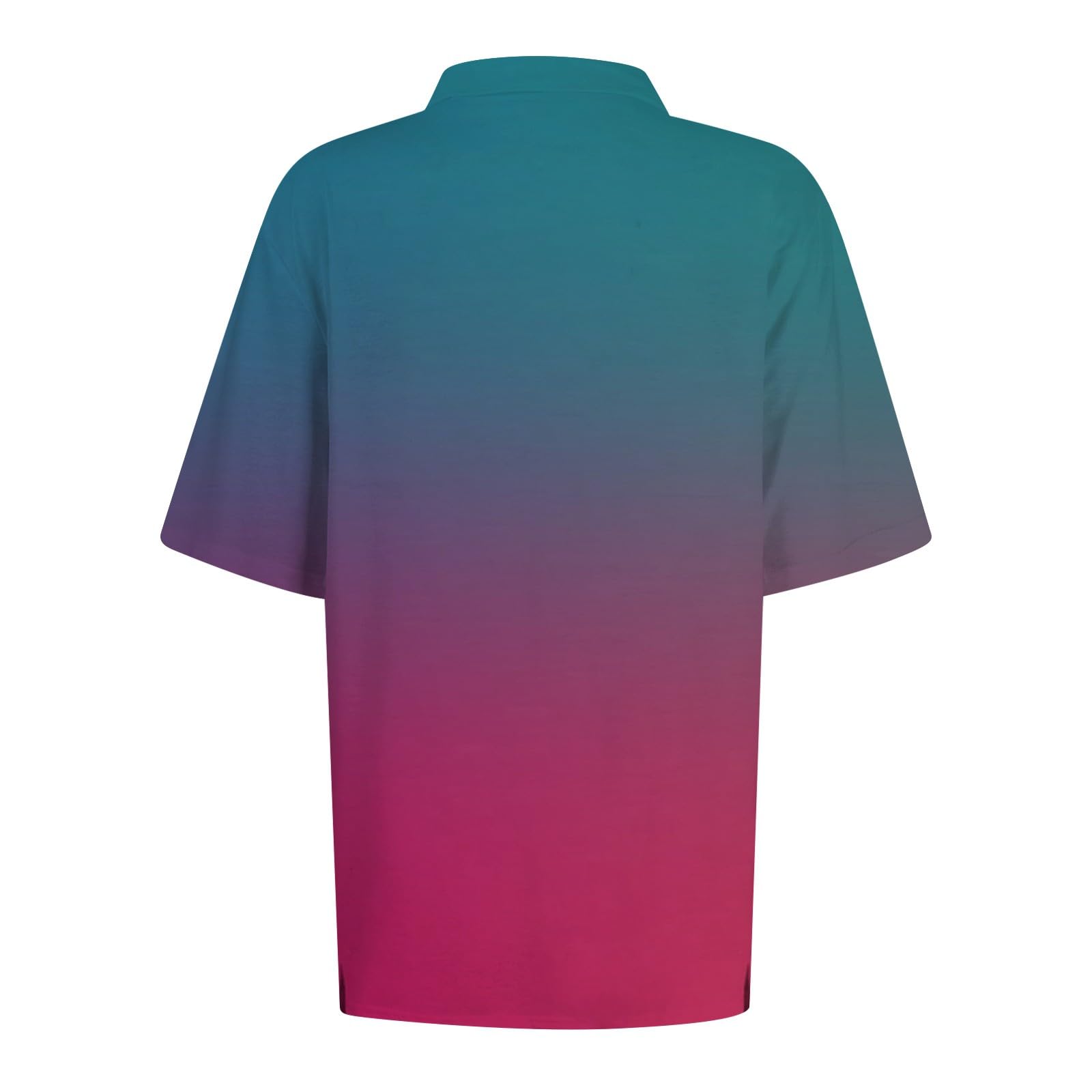 Trendy Women's Lapel Shirts - Summer Button Up V-Neck Short Sleeve Tops & Blouses with Vintage Graphic Print | Perfect for Casual Outings, Office Wear & Summer Vacations