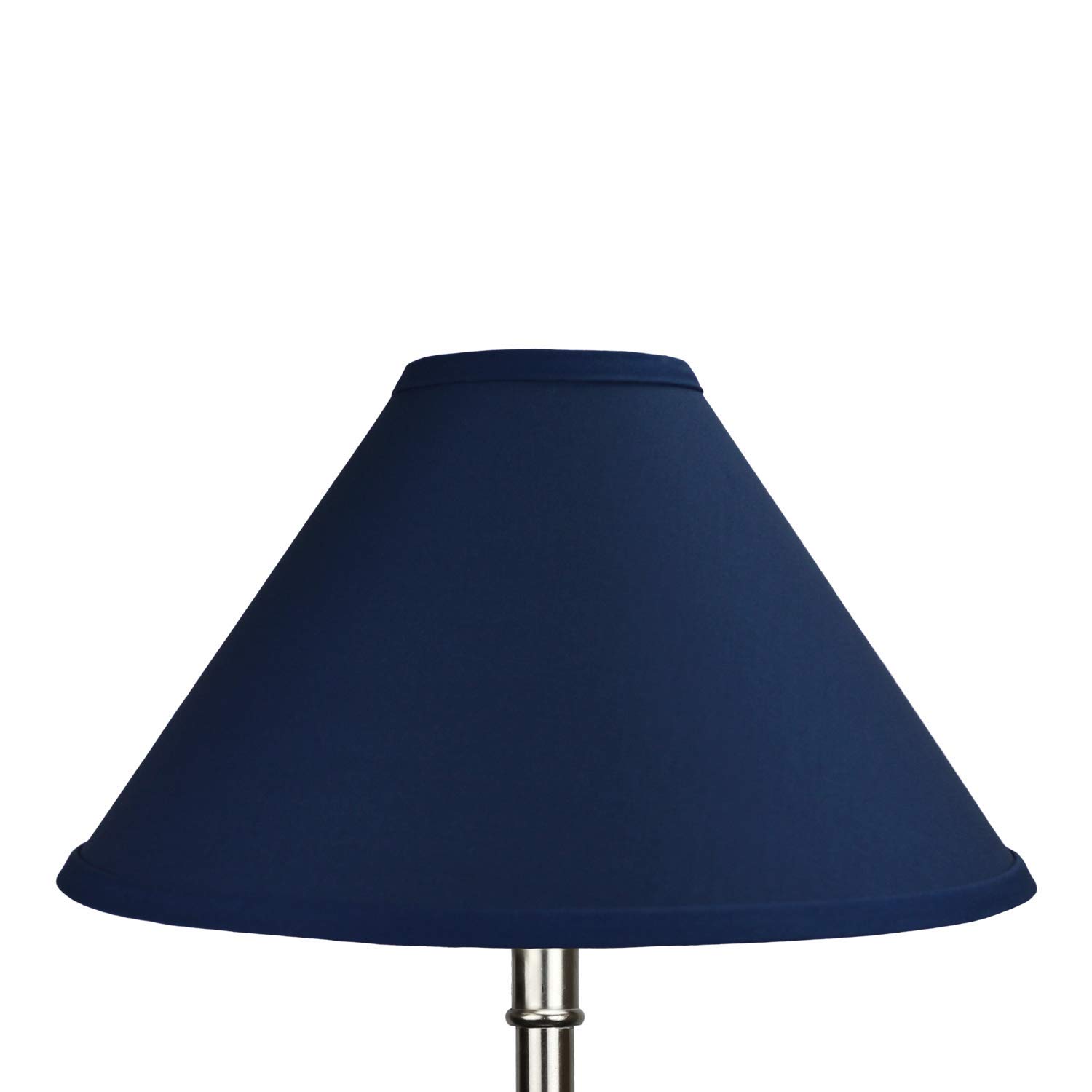 Navy Blue Linen Lampshade 4