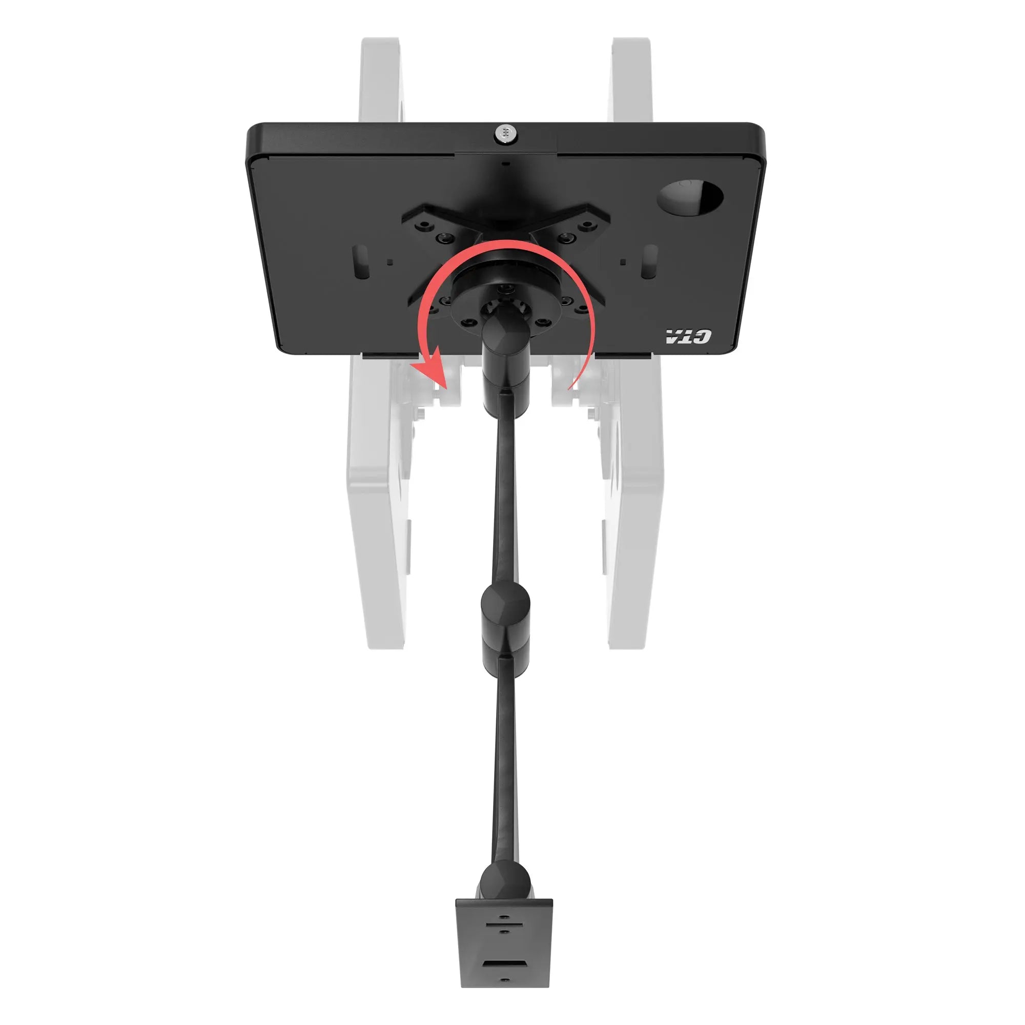 VESA Wall Mount Bracket with Enclosure - Adjustable Monitor Arm for 13-32 Inch Screens | Perfect for Home Office, Gaming Setup & Conference Rooms