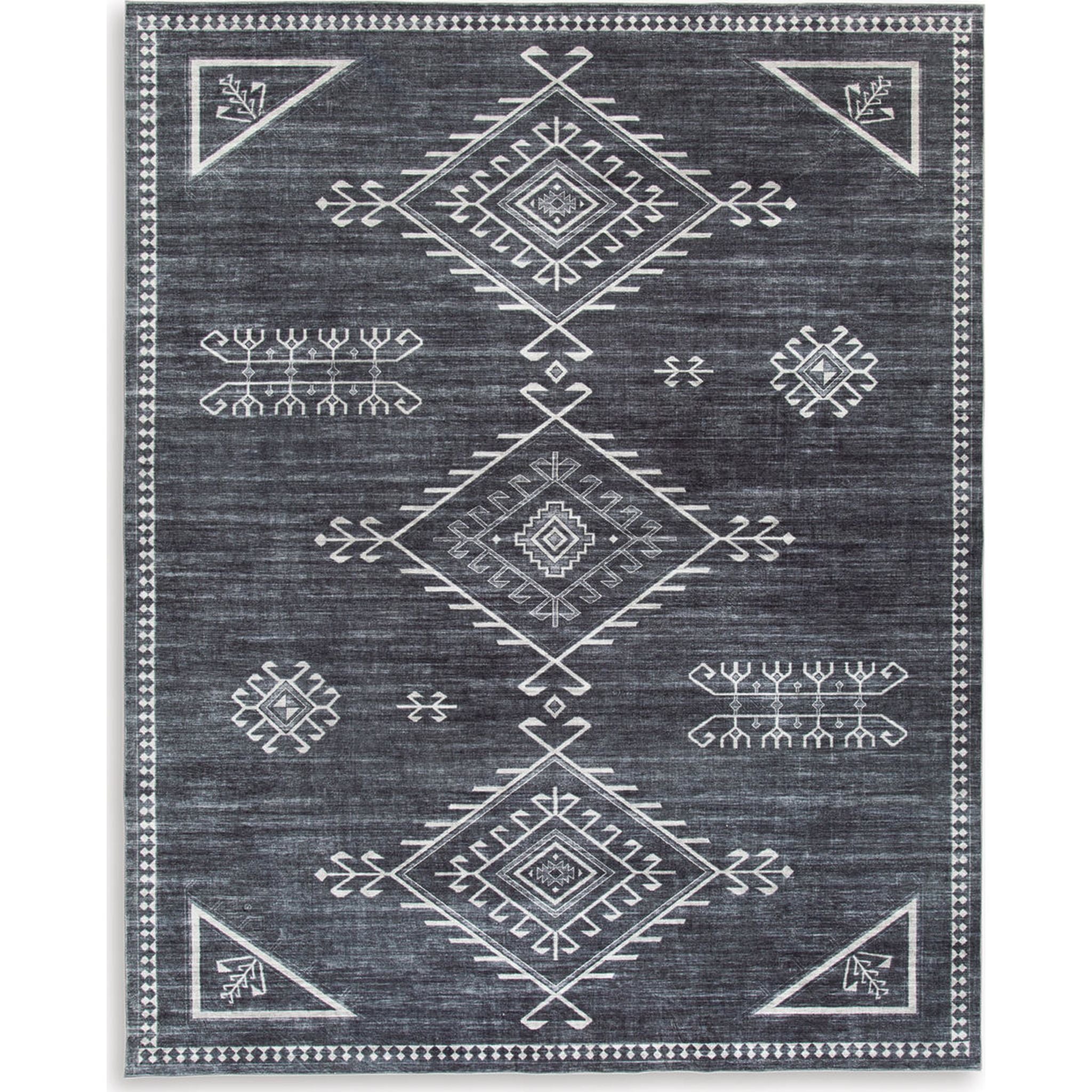 Arloman 5'x7' Area Rug - Soft Non-Slip Living Room Rug, Perfect for Bedroom, Dorm & Home Decor - Machine Washable Modern Floor Carpet