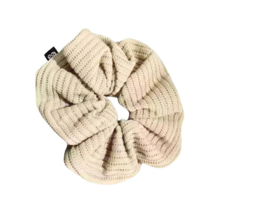 Knot Sweater Scrunchie Hair Tie - One Size Fits All - Soft & Stretchy Hair Accessories for Women & Girls - Perfect for School, Work, or Casual Outfits