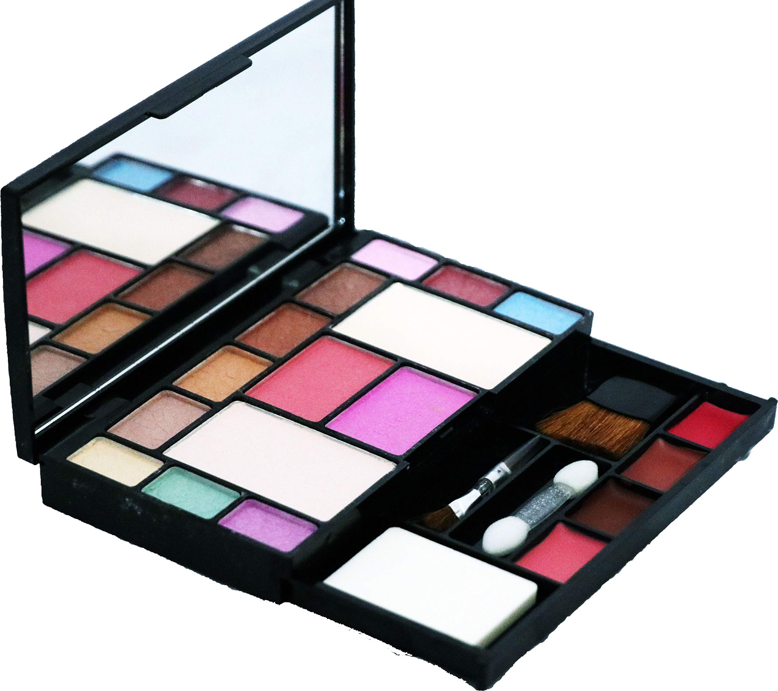 AVEU Fashion Makeup Kit - 10 Color Eye Shadow Palette, 4 Lip Colors, 2 Compact Powders & 2 Blushers | Perfect for Daily Makeup, Party & Professional Looks
