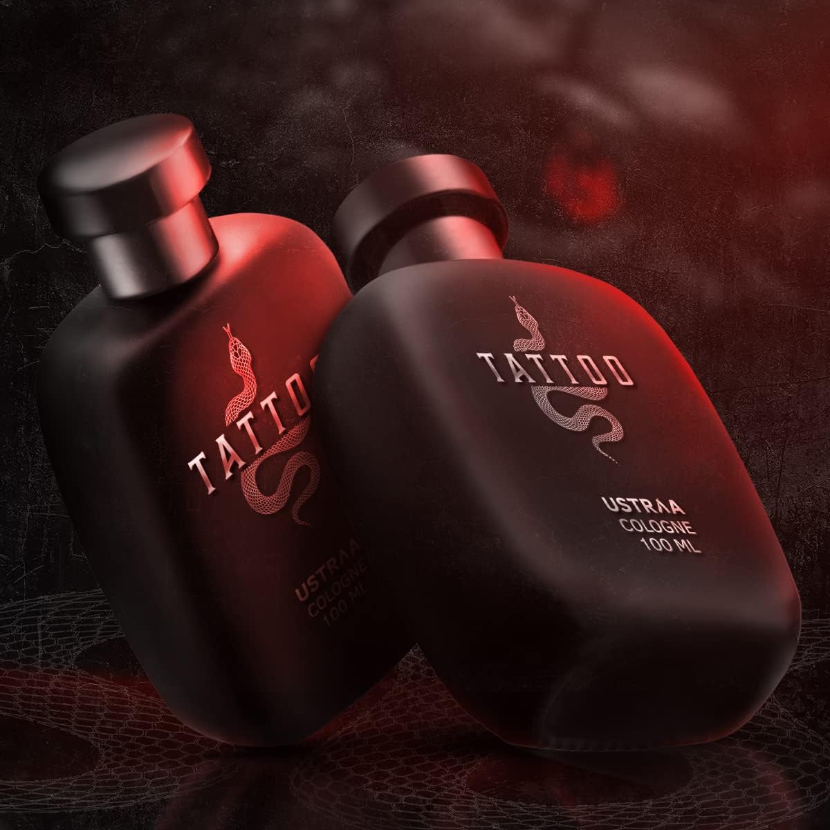 Audacity Meets Fragrance Tattoo Cologne for Men - Strong, Edgy & Long-Lasting Perfume (100ml) | Bold Scent for Nightlife, Dates & Confident Everyday Wear