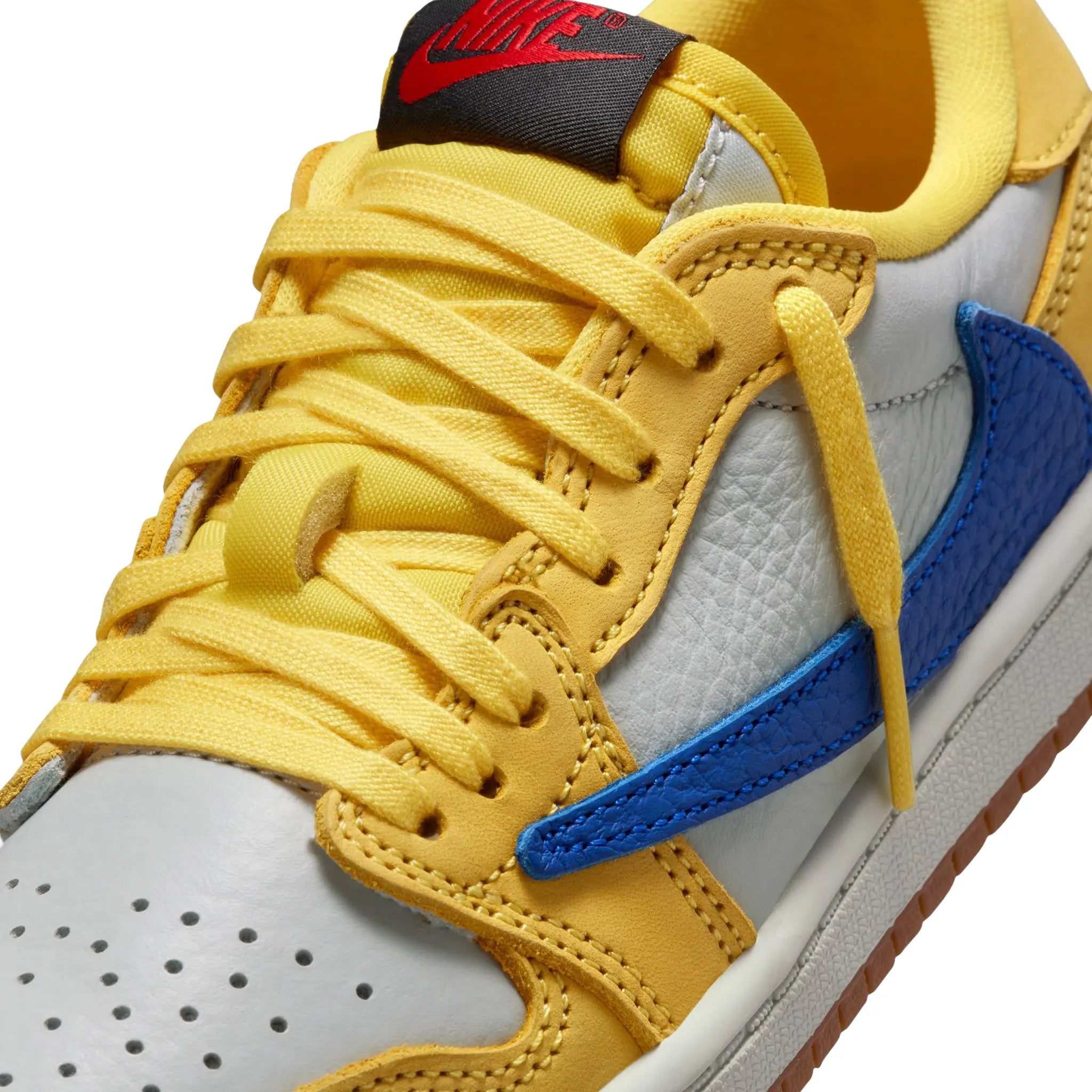 Travis Scott x Air Jordan 1 Retro Low OG Canary (PS) - Limited Edition Sneakers for Men & Women | Streetwear Fashion & Basketball Shoes for Casual Wear & Collectors