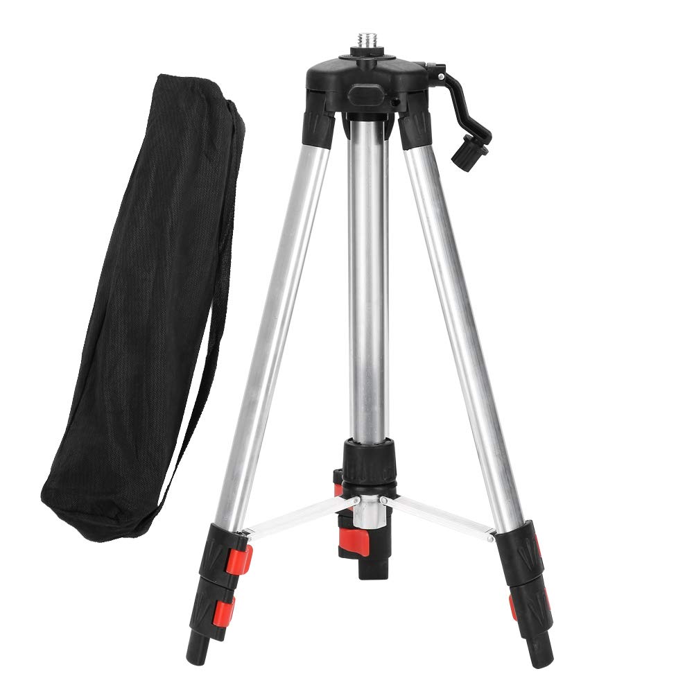 1.2M Aluminum Alloy Self-Leveling Tripod Stand with Carrying Bag - Professional Grade Level Measurement Tool for Surveying, Construction & Industrial Use